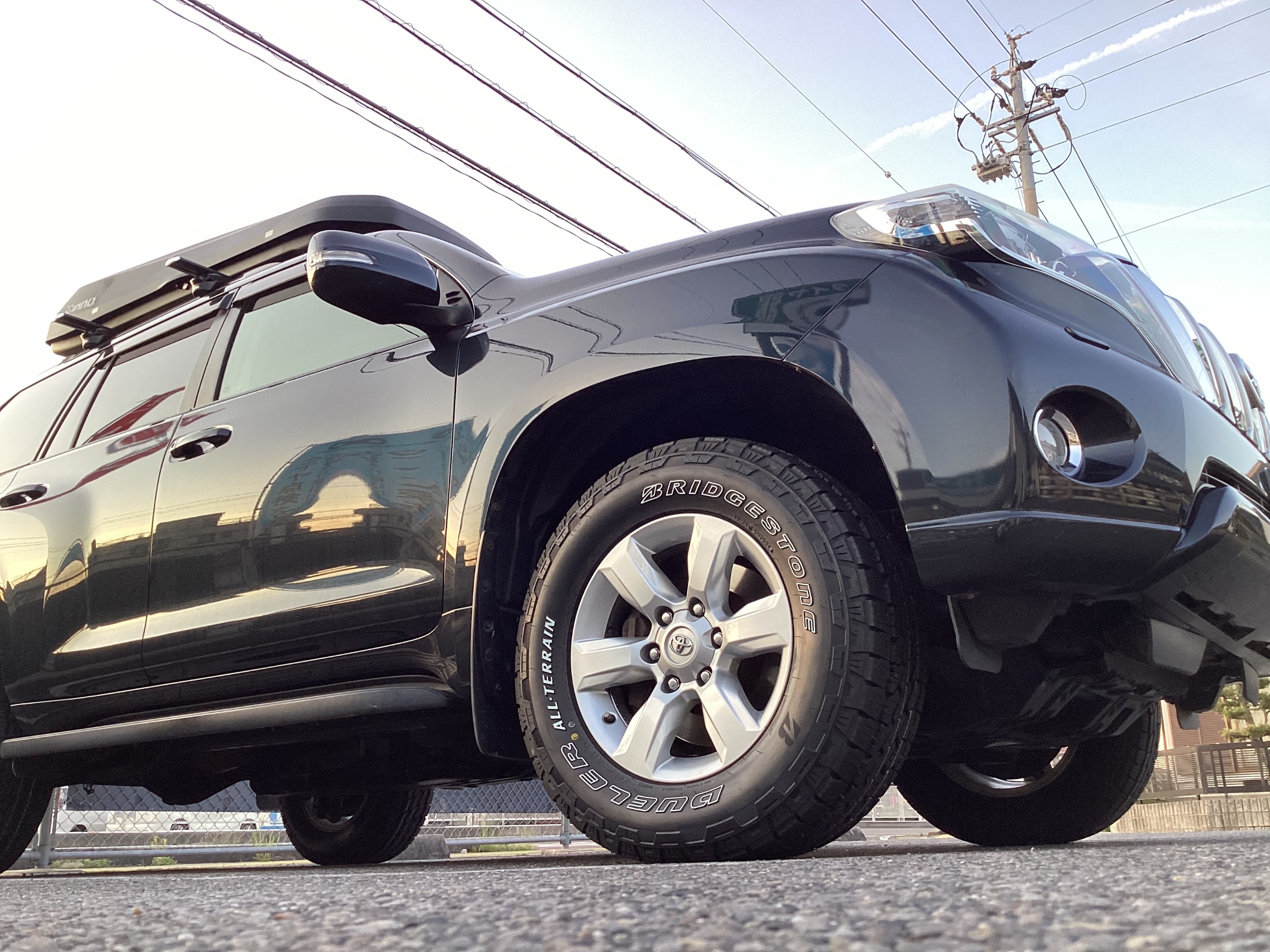 トヨタ・ランドクルーザー プラド】夏用タイヤ交換作業（ブリヂストン  