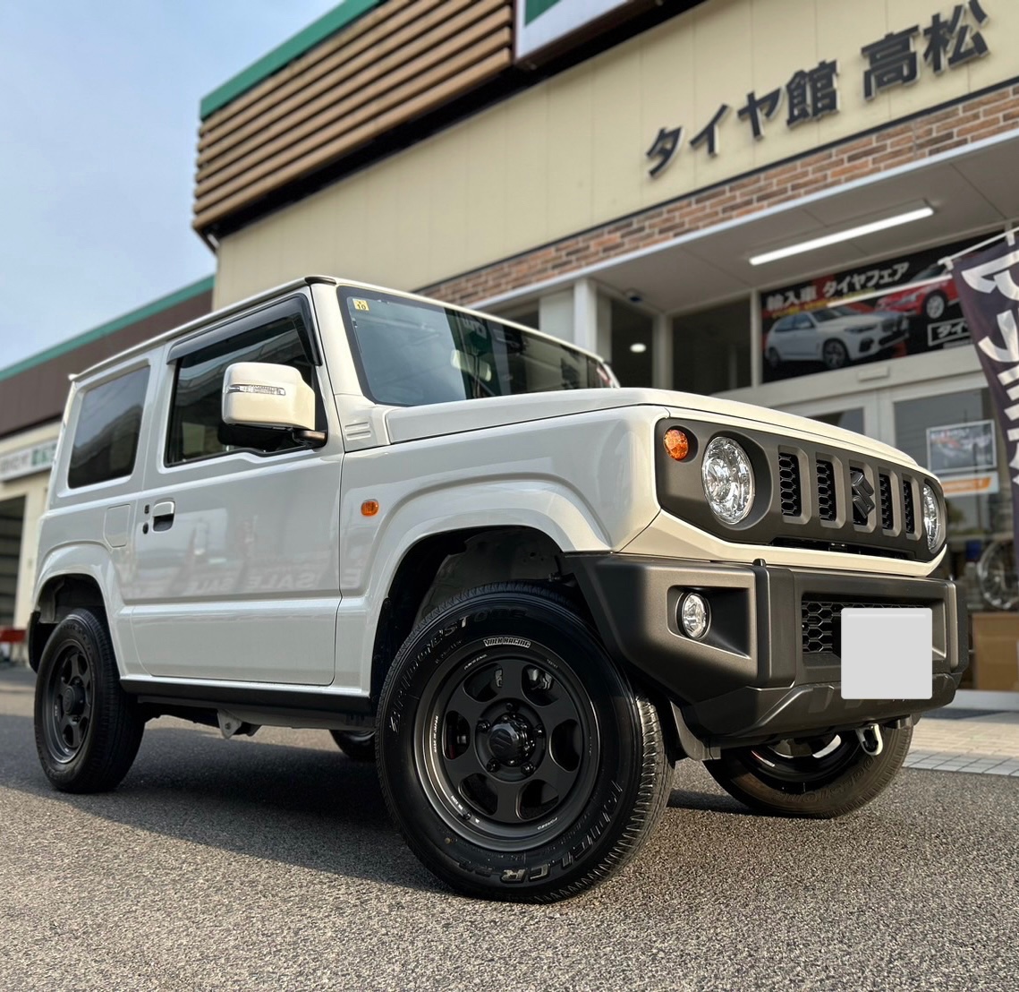 ジムニーにボルクレーシング【TE37XT-forJ UL】取り付けました ジムニーにボルクレーシング【TE37XT-forJ UL】取り付けました