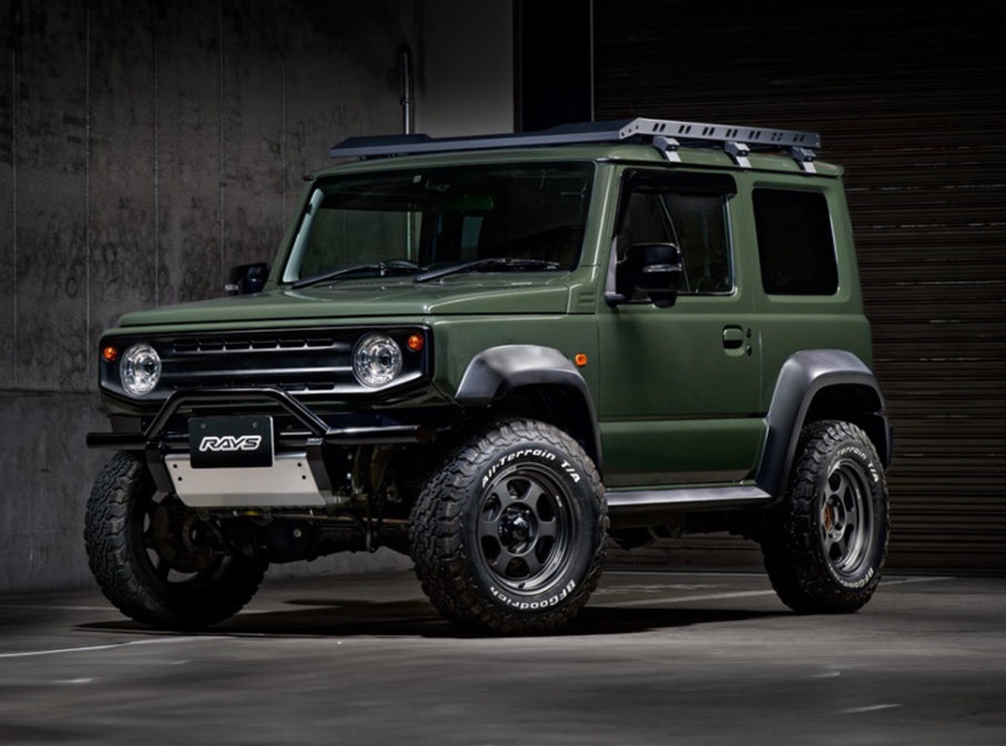 ジムニーにボルクレーシング【TE37XT-forJ UL】取り付けました