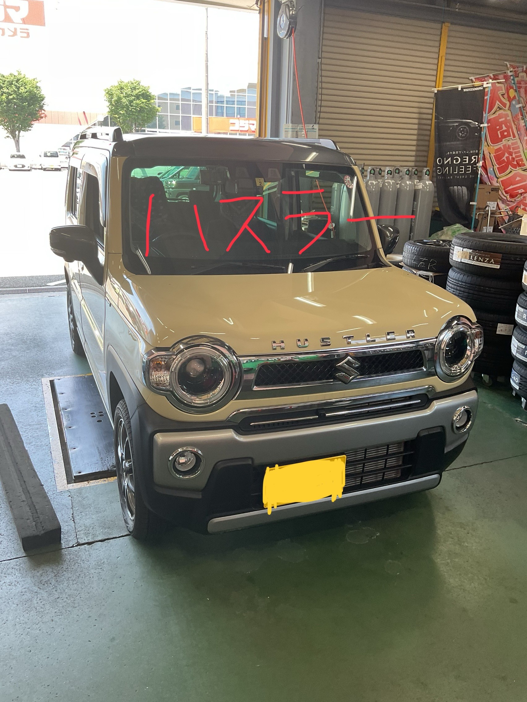 ト*ー様 ハスラー#165/60R15#ブリヂストン#レグノ#レジェーラ スズキ ハスラー に「レグノGR-レジェーラ 165/60R15」を装着