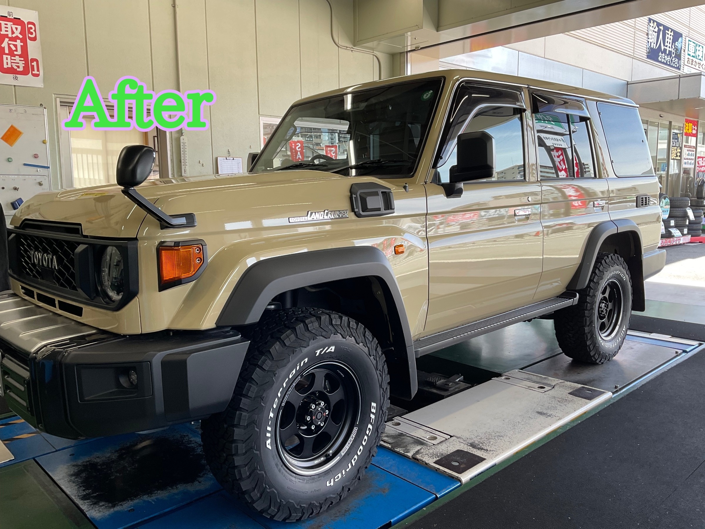 TOYOTA LAND CRUISER70✕RAYS | 店舗おススメ情報 | タイヤ館 TOYOTA LAND CRUISER70✕RAYS | 店舗おススメ情報 | タイヤ館