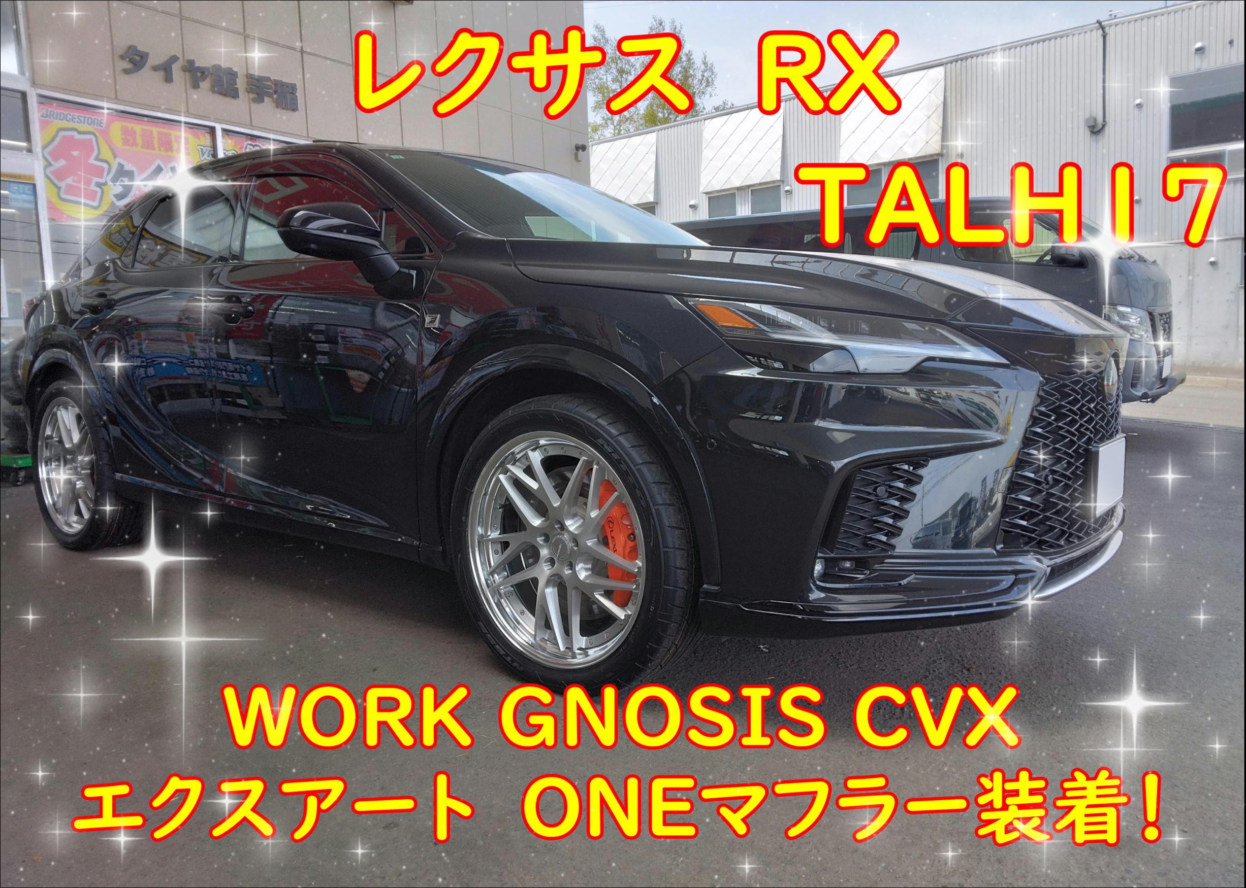 SPORT TRDスポーツマフラー 洗い直す レクサスRX