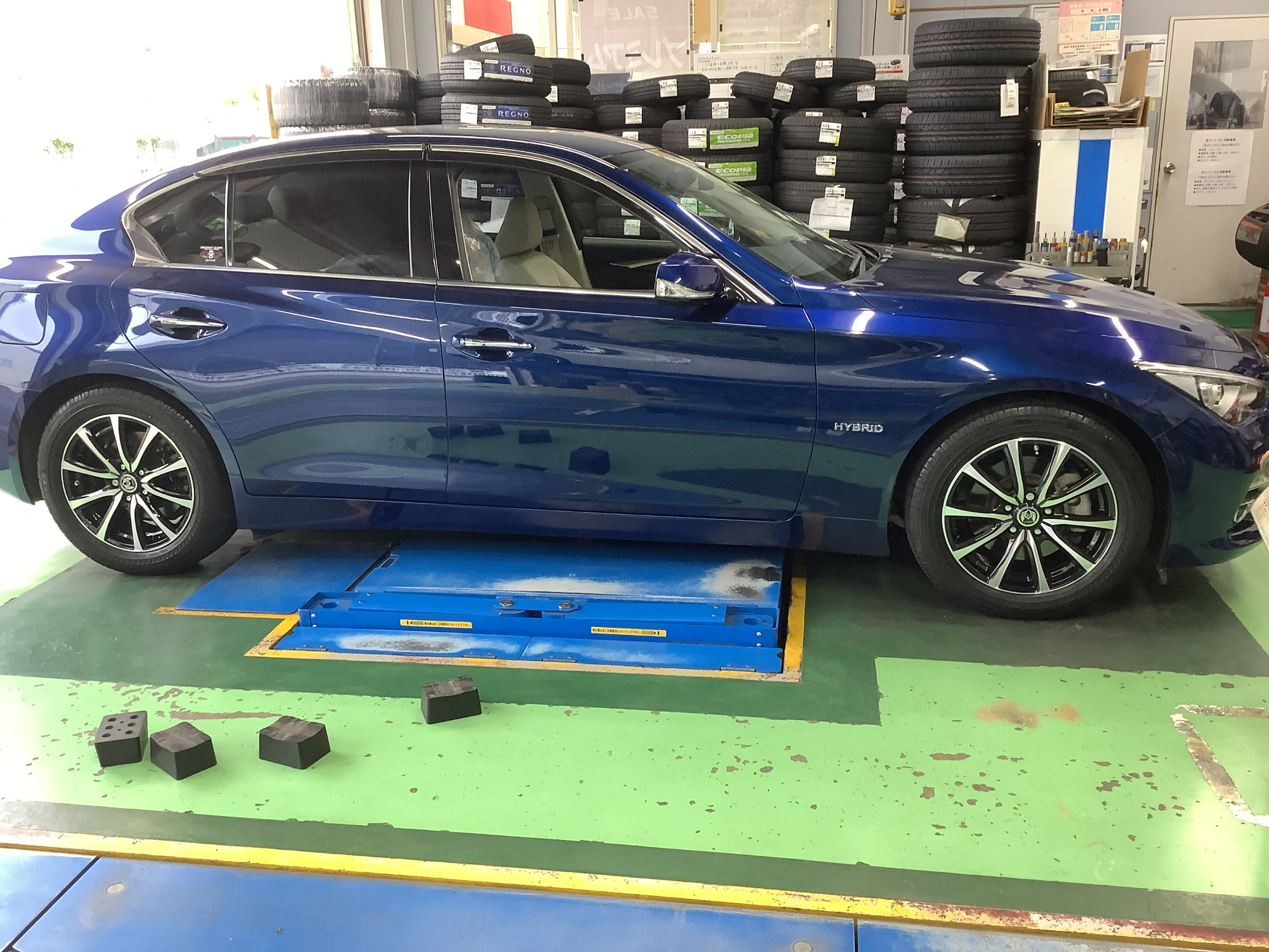 スカイライン ホイール交換 TPMS | 店舗おススメ情報 | タイヤ館