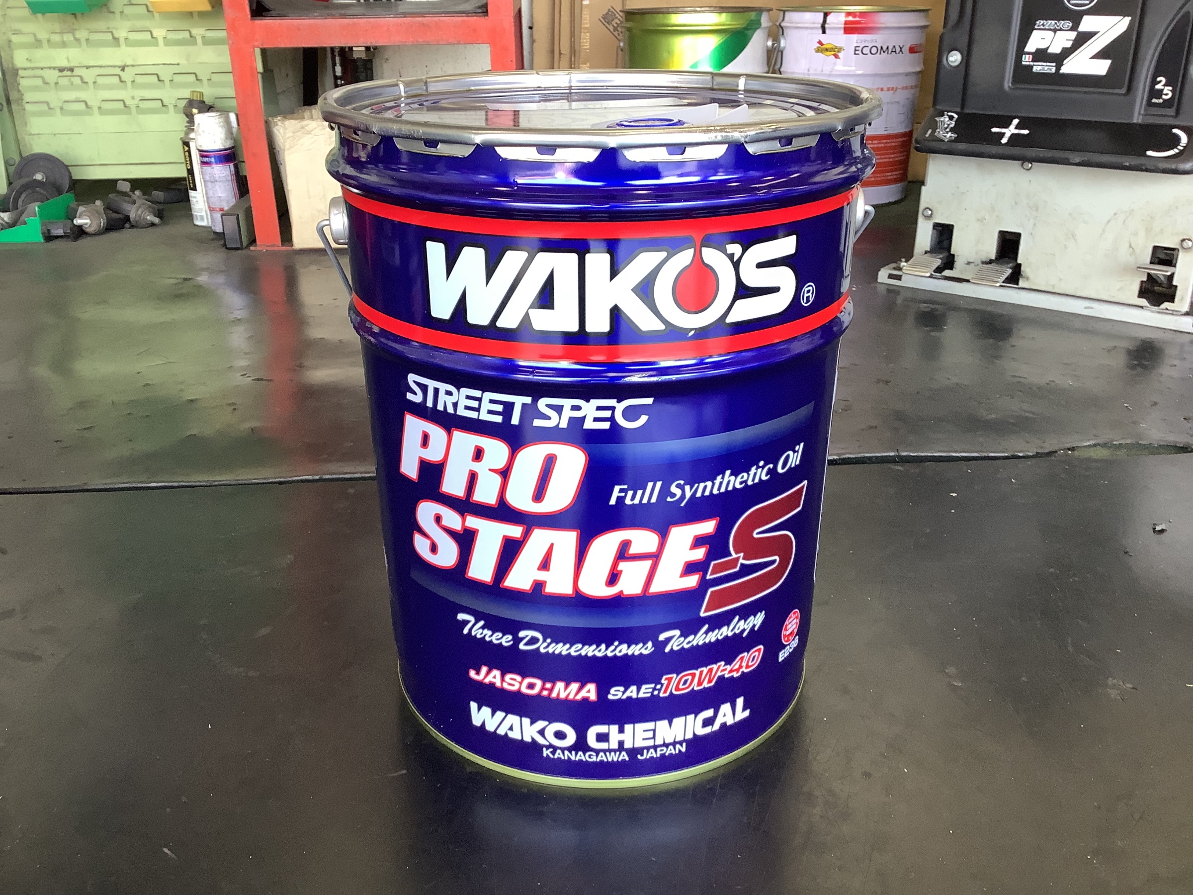 WAKO'S プロステージ 10W-40 エンジンオイル　20Lペール缶 和光ケミカル PRO-S プロステージS 10W-40 20L (車用エンジンオイル