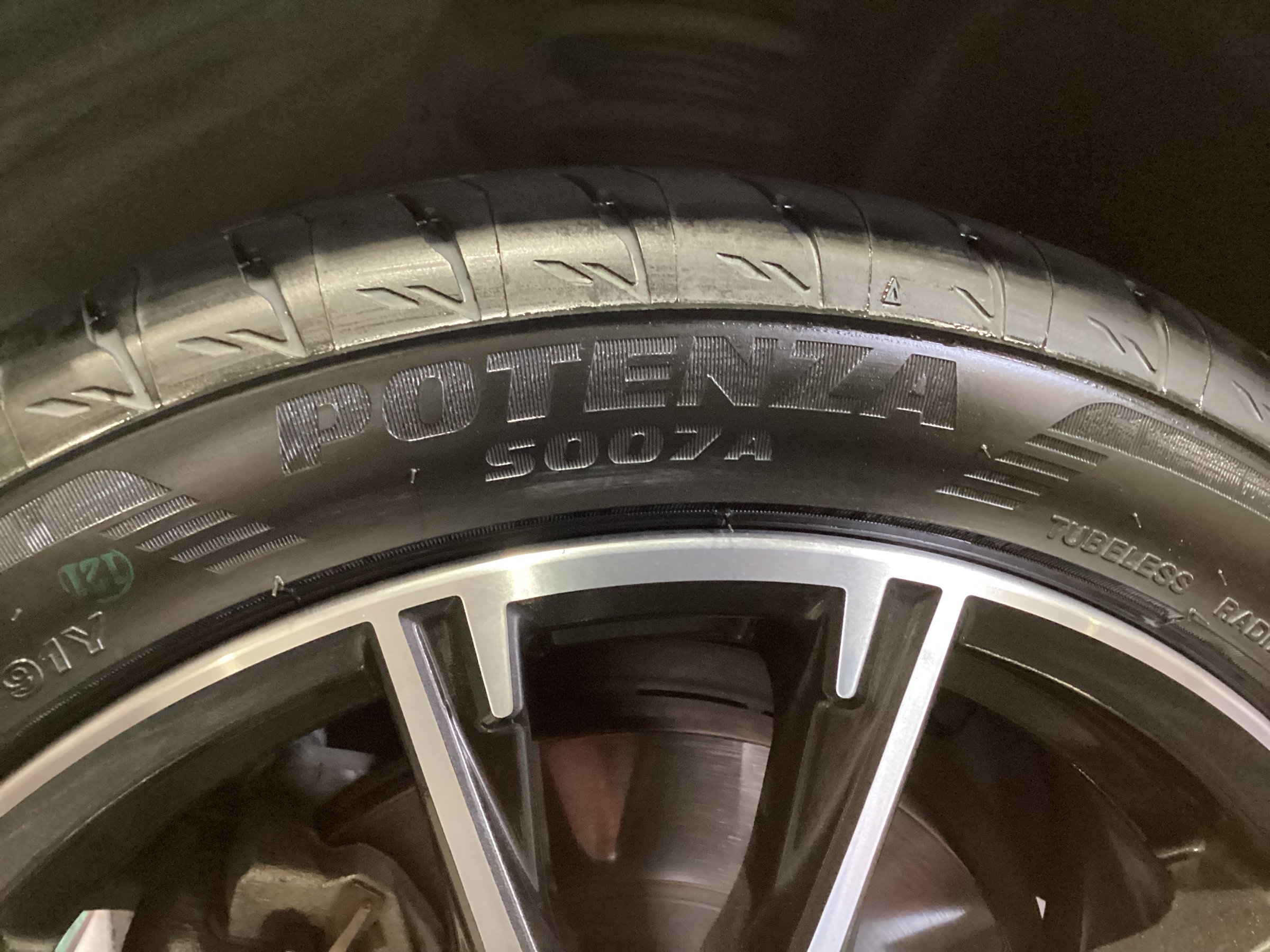 トヨタ・86】夏用タイヤ交換作業（ブリヂストン POTENZA S007A