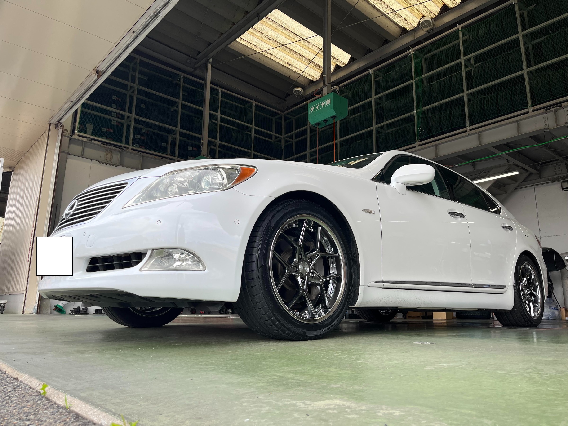 レクサスLS用 ウェッズ マーベリック 709M シルバー MAVERICK 4本 245