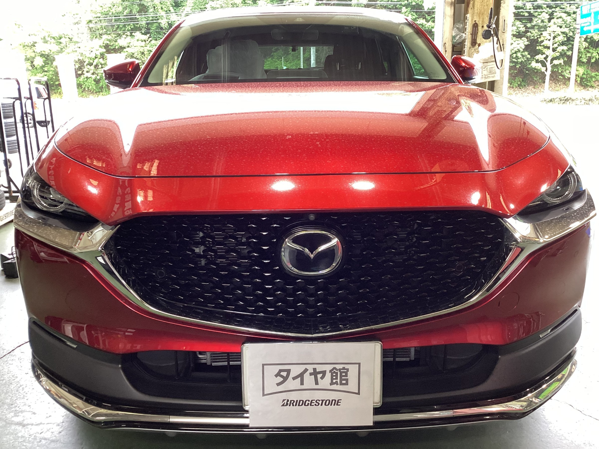 マツダ　CX-30　アレンザLX100へタイヤ交換タイヤ館五日市