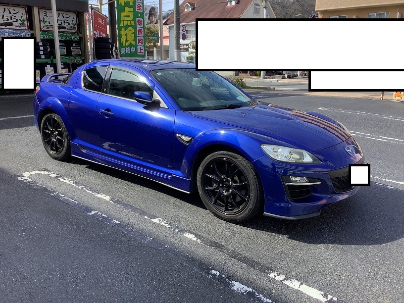 マツダ　RX-8　ワークエモーション　１９インチ取付