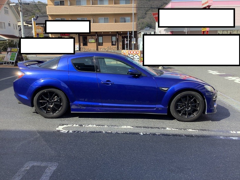 マツダ　RX-8　ワークエモーション　１９インチ取付