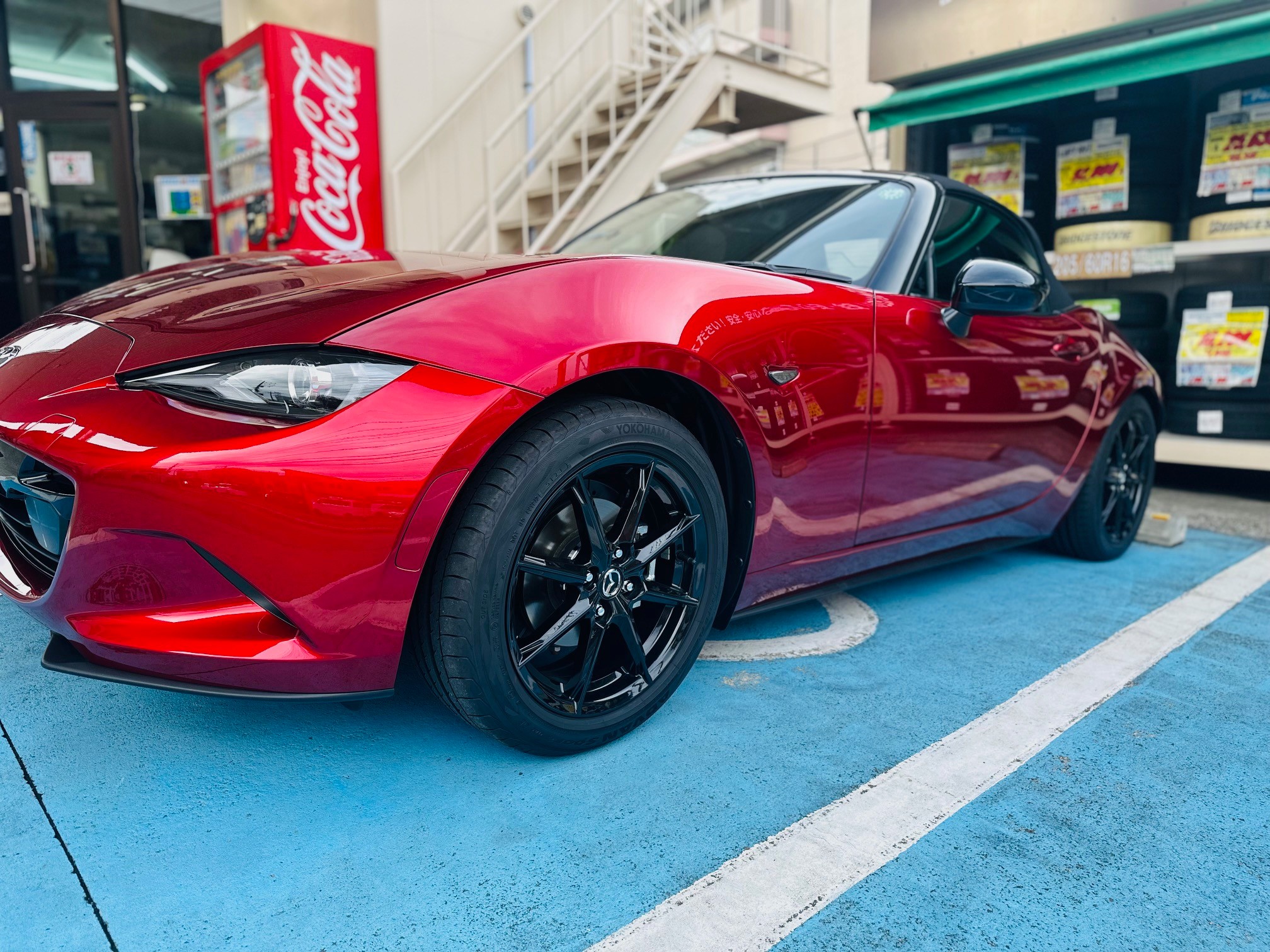 マツダ ロードスター（ND5RE） TEIN FLEX Z 車高調 取付 | 店舗お