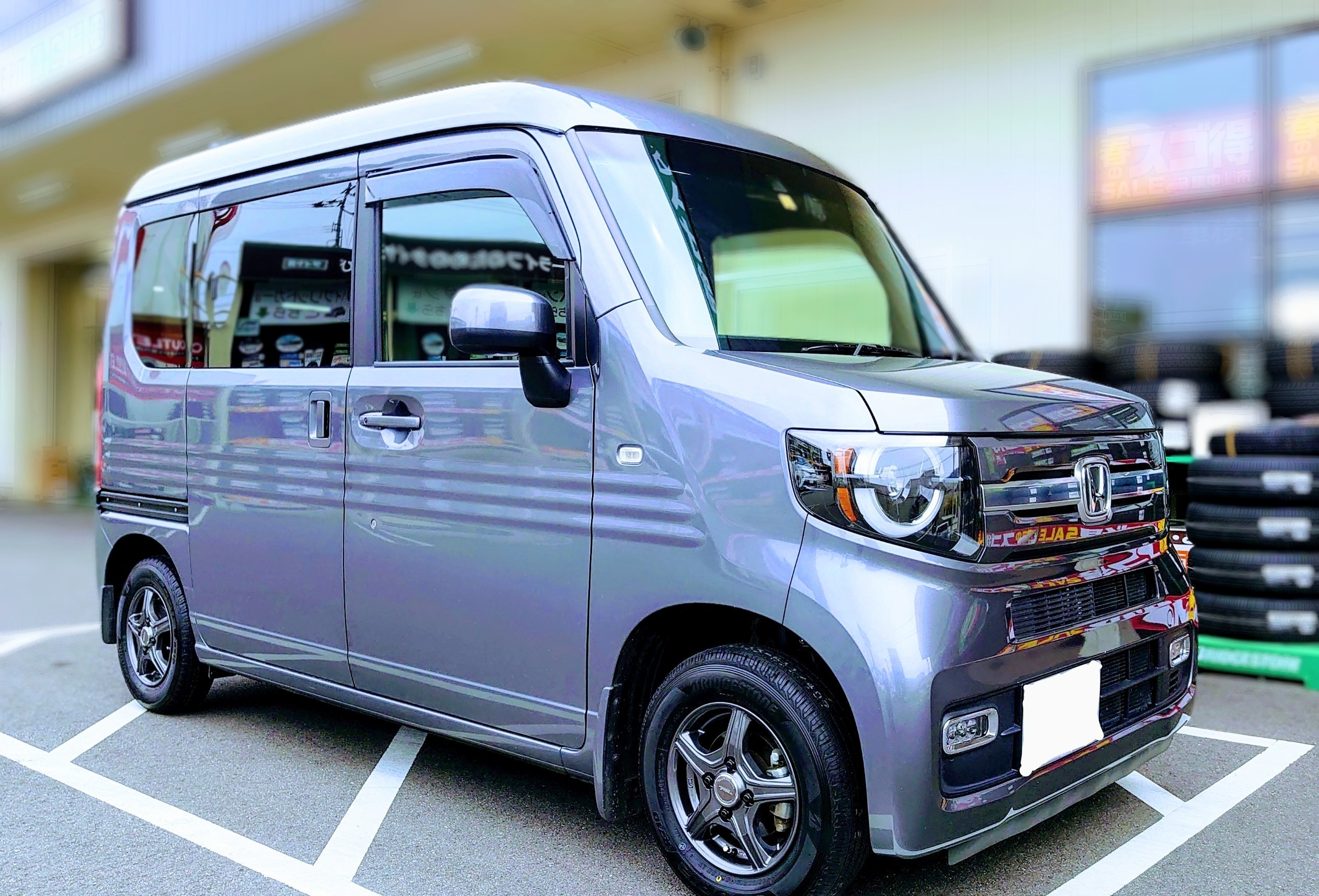 ホンダ N-VAN新車外し 純正鉄ホイール 夏タイヤ （ホンダ【NｰVAN