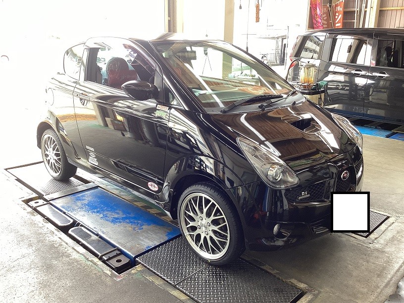 スバル　R1　165/45R16　セイバーリング　アライメント調整！！タイヤ館三原