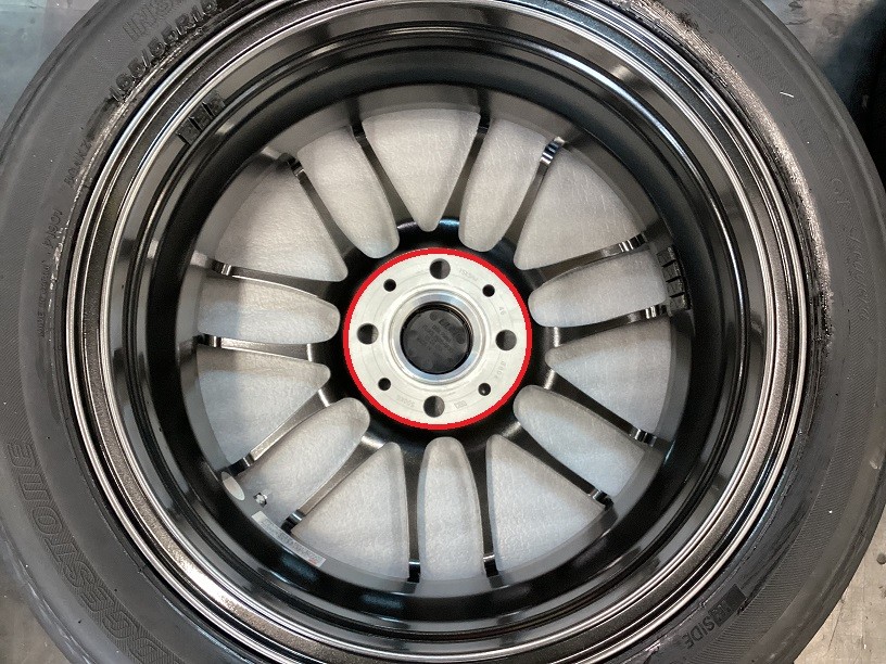 ダイハツ　タント　BBS　RE-L2＆レグノ　165/55R15 タイヤ館三原