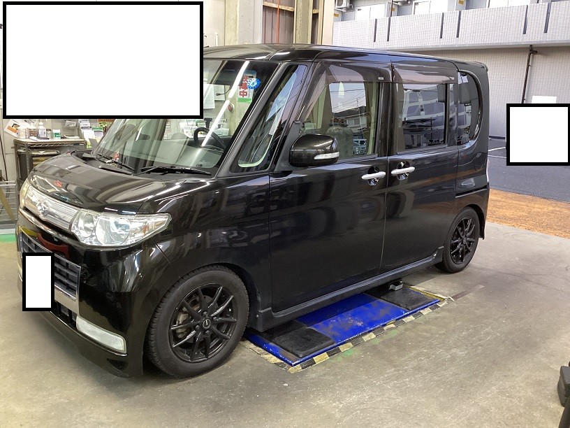 ダイハツ　タント　BBS　RE-L2＆レグノ　165/55R15 タイヤ館三原