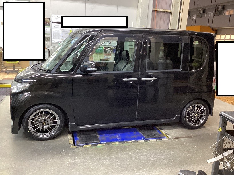 ダイハツ　タント　BBS　RE-L2＆レグノ　165/55R15 タイヤ館三原