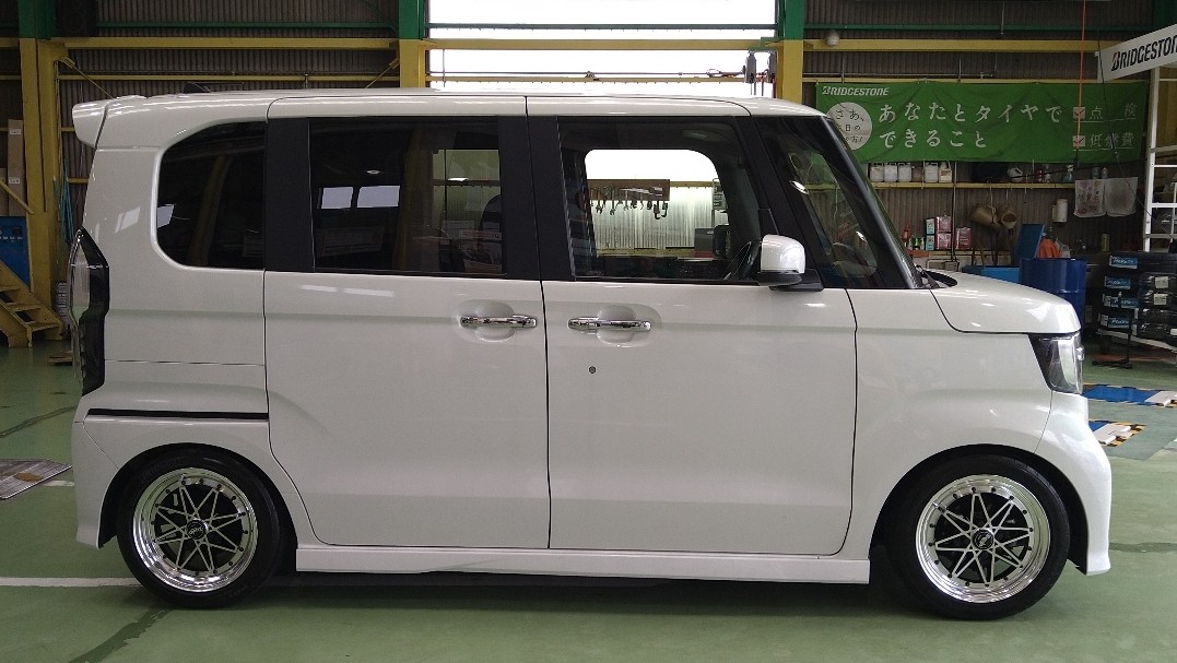 N-BOX】WORKエクイップ03＆ポテンザ取付けました☆ | 店舗おススメ情報