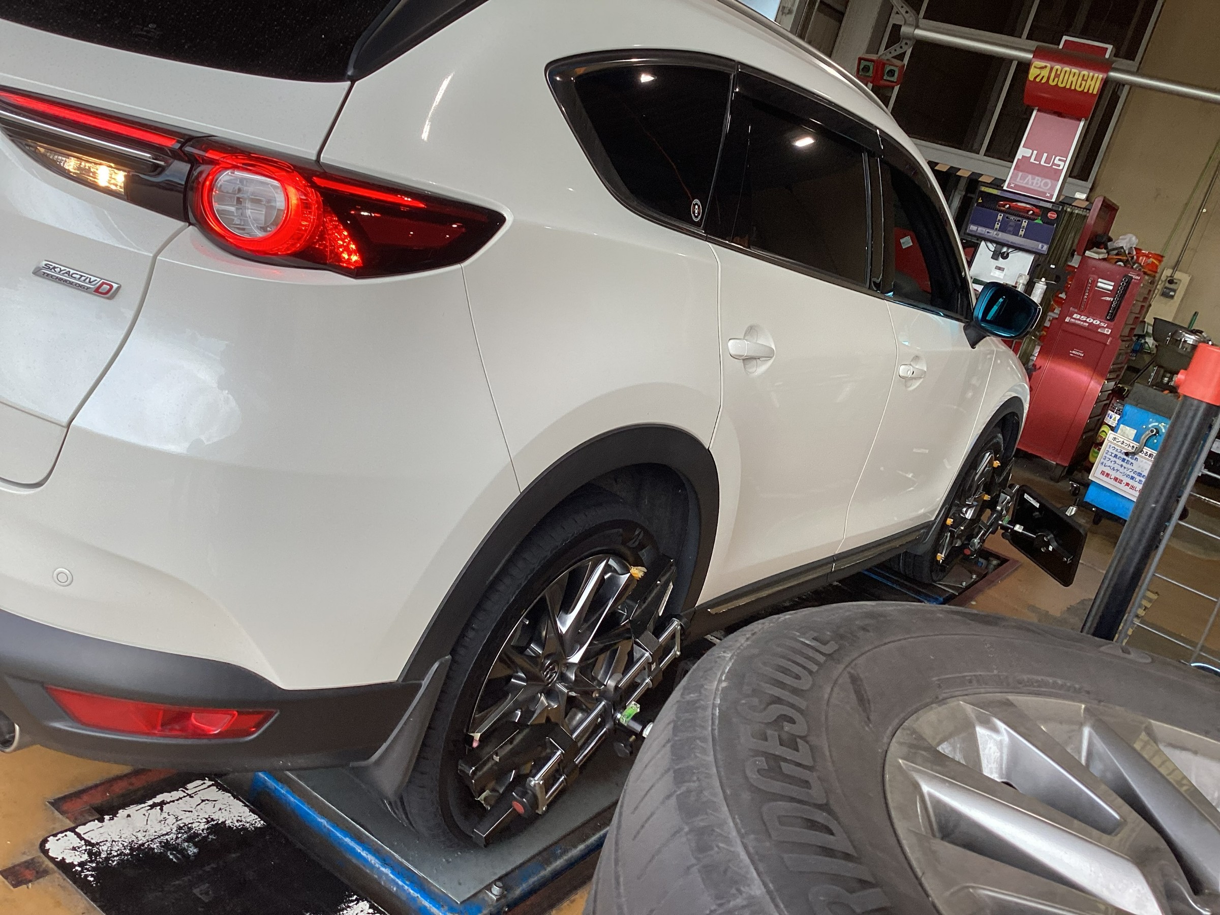 マツダCX8純正タイヤ 225/55R19 2本　2023年　走行14000km マツダCX8純正タイヤ 225/55R19 2本 2023年 走行14000km マツダ