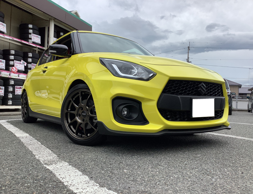 新色 RAYS ZE40 シャイニングブロンズメタル【ZC33 スイフトスポーツ