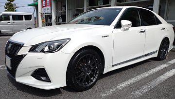 WEDS 18インチ アルミホイール 選べるデザイン クラウンスポーツ