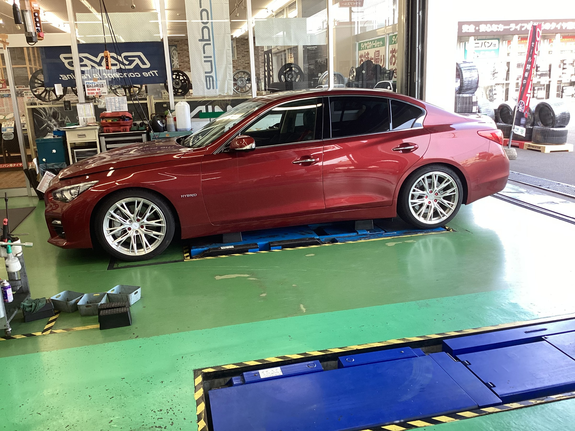 ☆HNV37スカイライン☆RS-R車高調取付☆ | 店舗おススメ情報