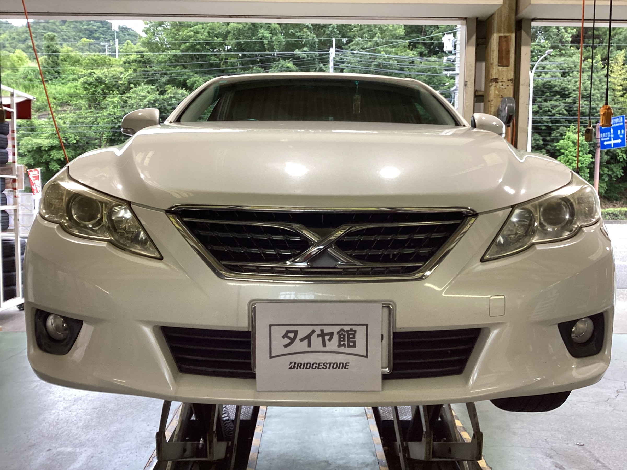 純正装着タイヤにも多くが採用のエコピアシリーズ！　トヨタ　マークX　タイヤ交換＆アライメント調整タイヤ館五日市