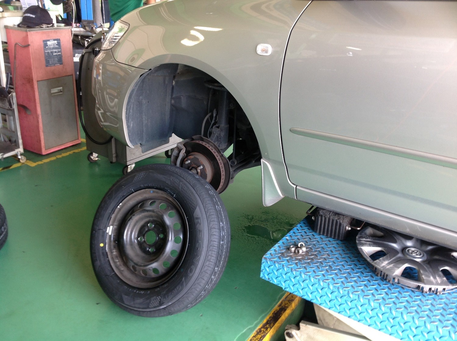 これから取り付けます！