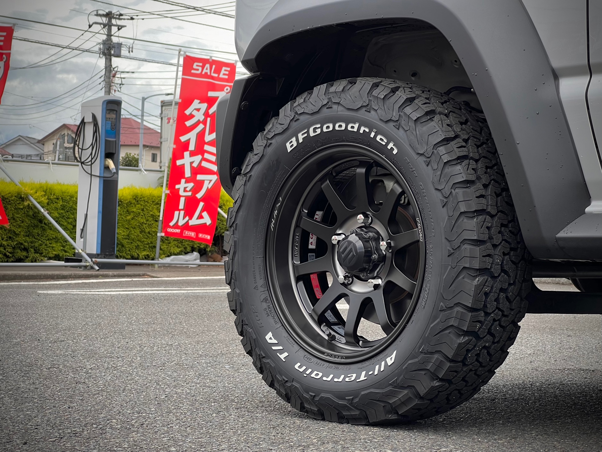 SUZUKI Jimny SIERRA・RAYS A-LAP-J 2324 LIMITED EDITION 装着