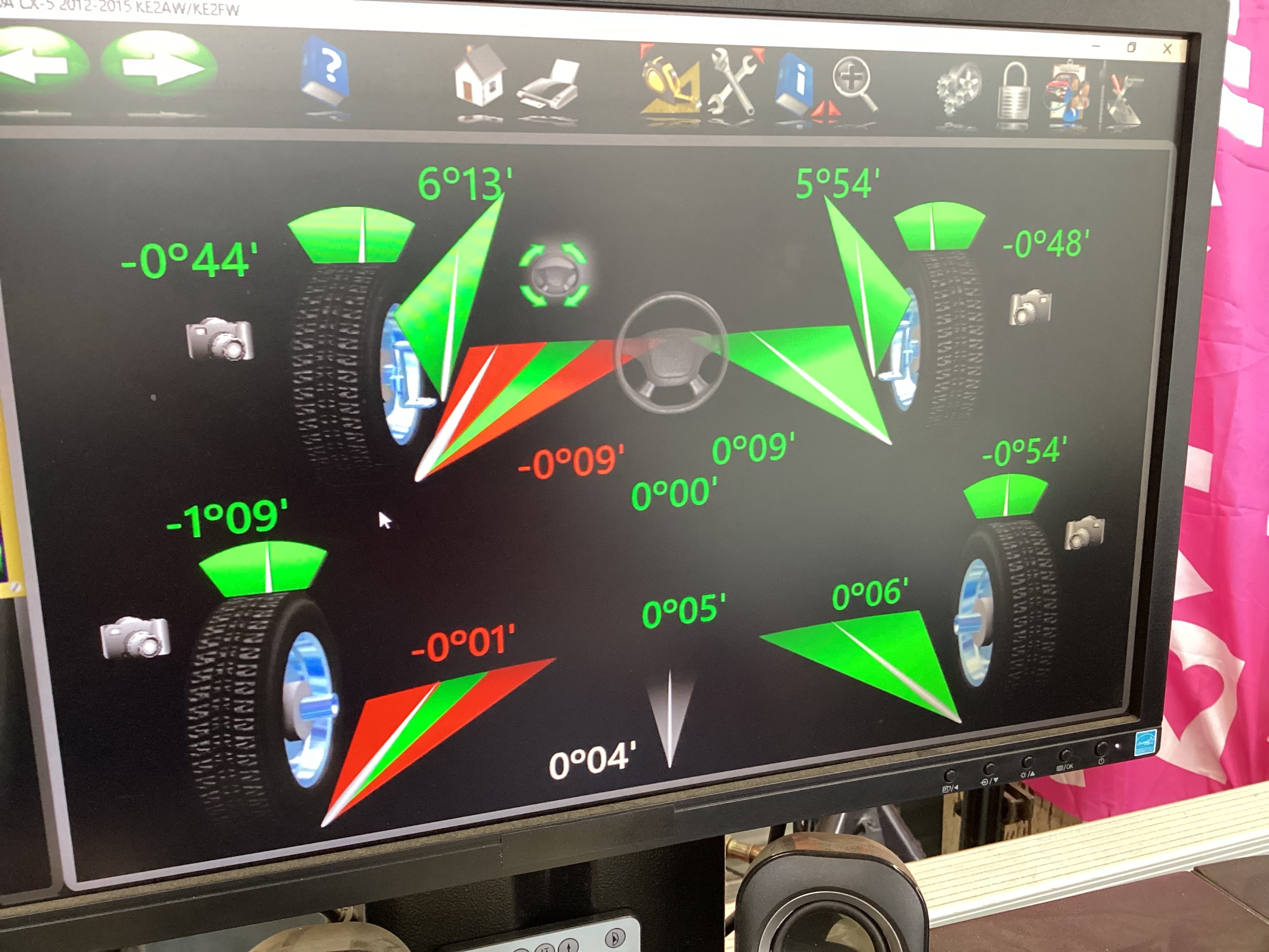 CX-5（KE2FW）アライメント調整！ | 店舗おススメ情報 | タイヤ館 結城