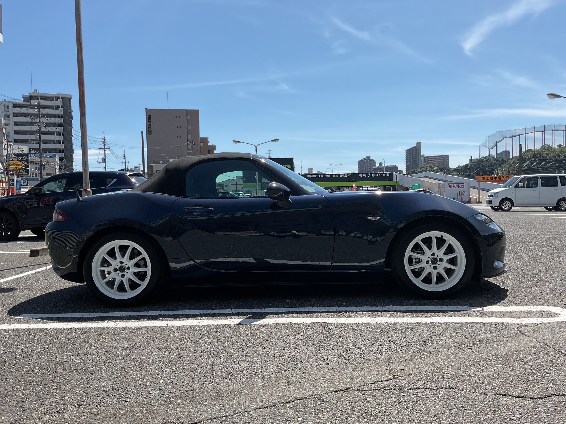 NDロードスター 16インチ ワークエモーション ZR10 取付け | 店舗お