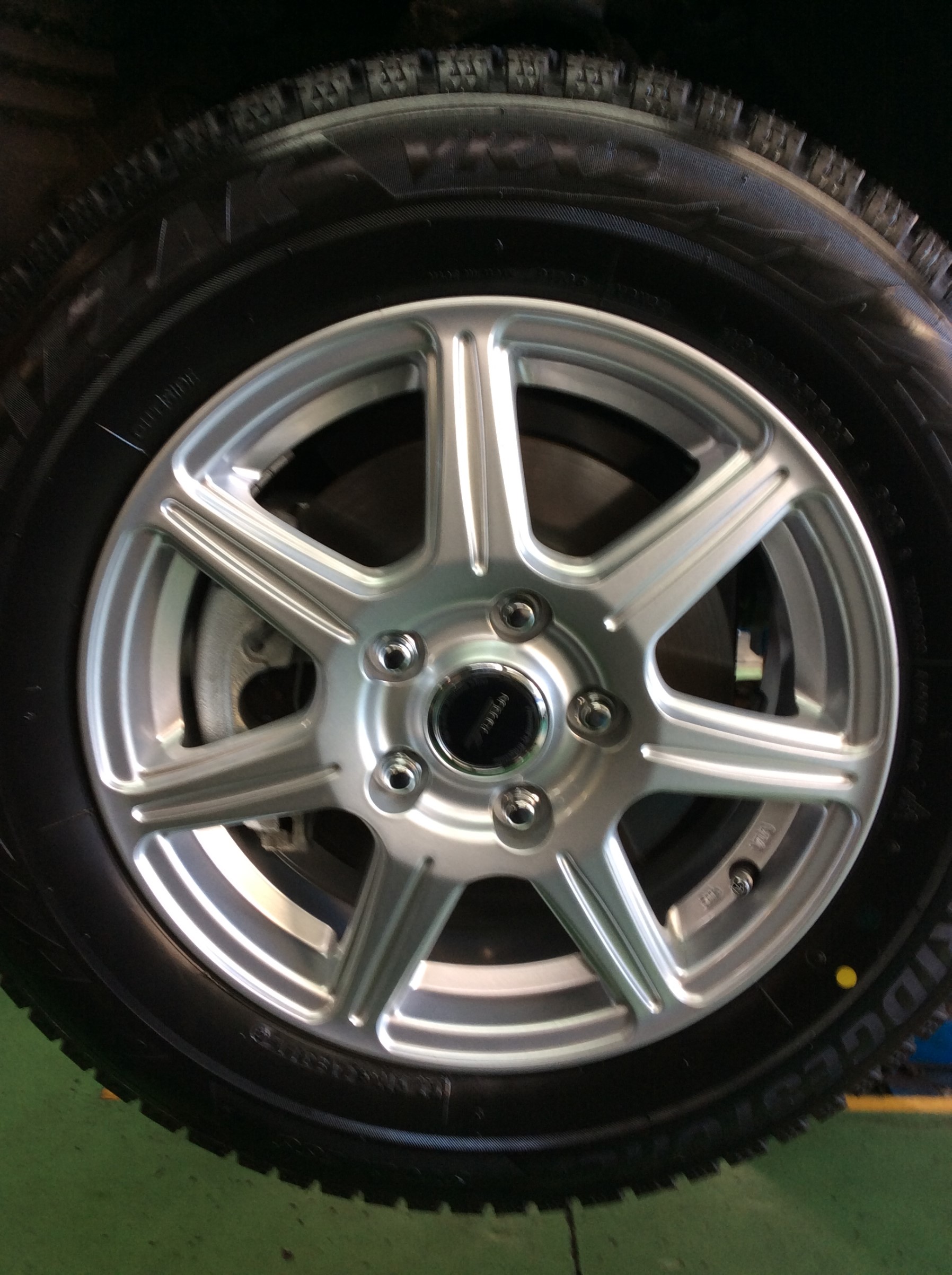 『TAKBMW スタッドレスタイヤ&ホイール7J×16＋38PCD120 N-BOX タイヤ KENDA KR20 165/45R16 ホイール WORK MEISTER