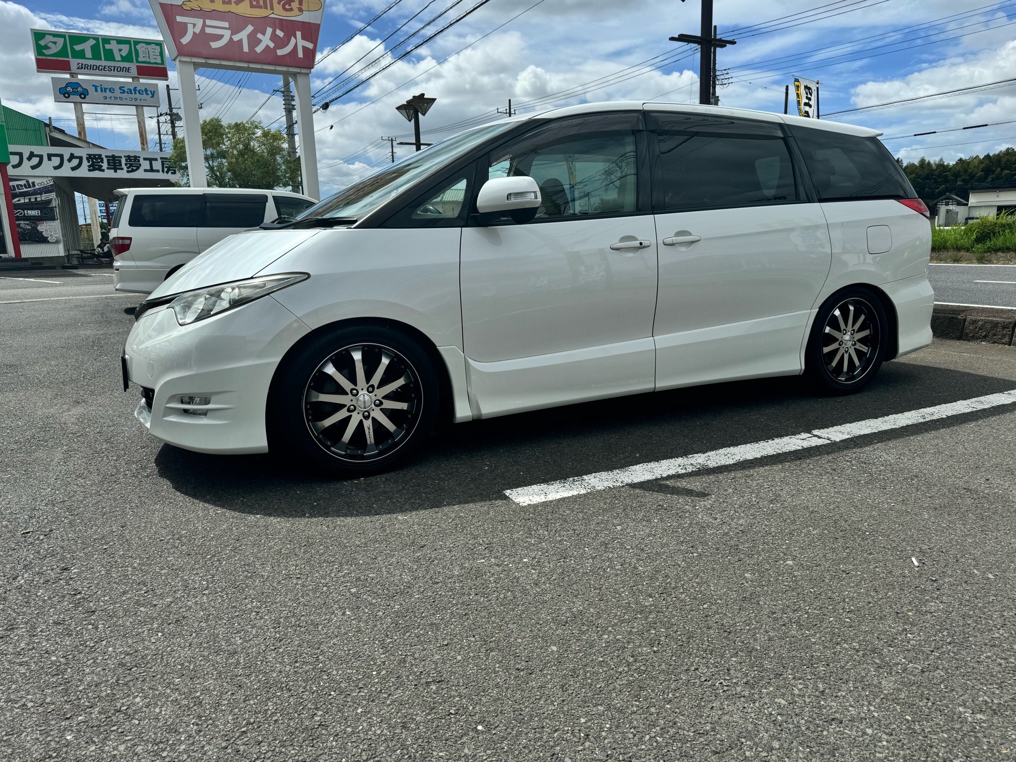 エスティマ TEIN車高調でローダウン！ | 店舗おススメ情報