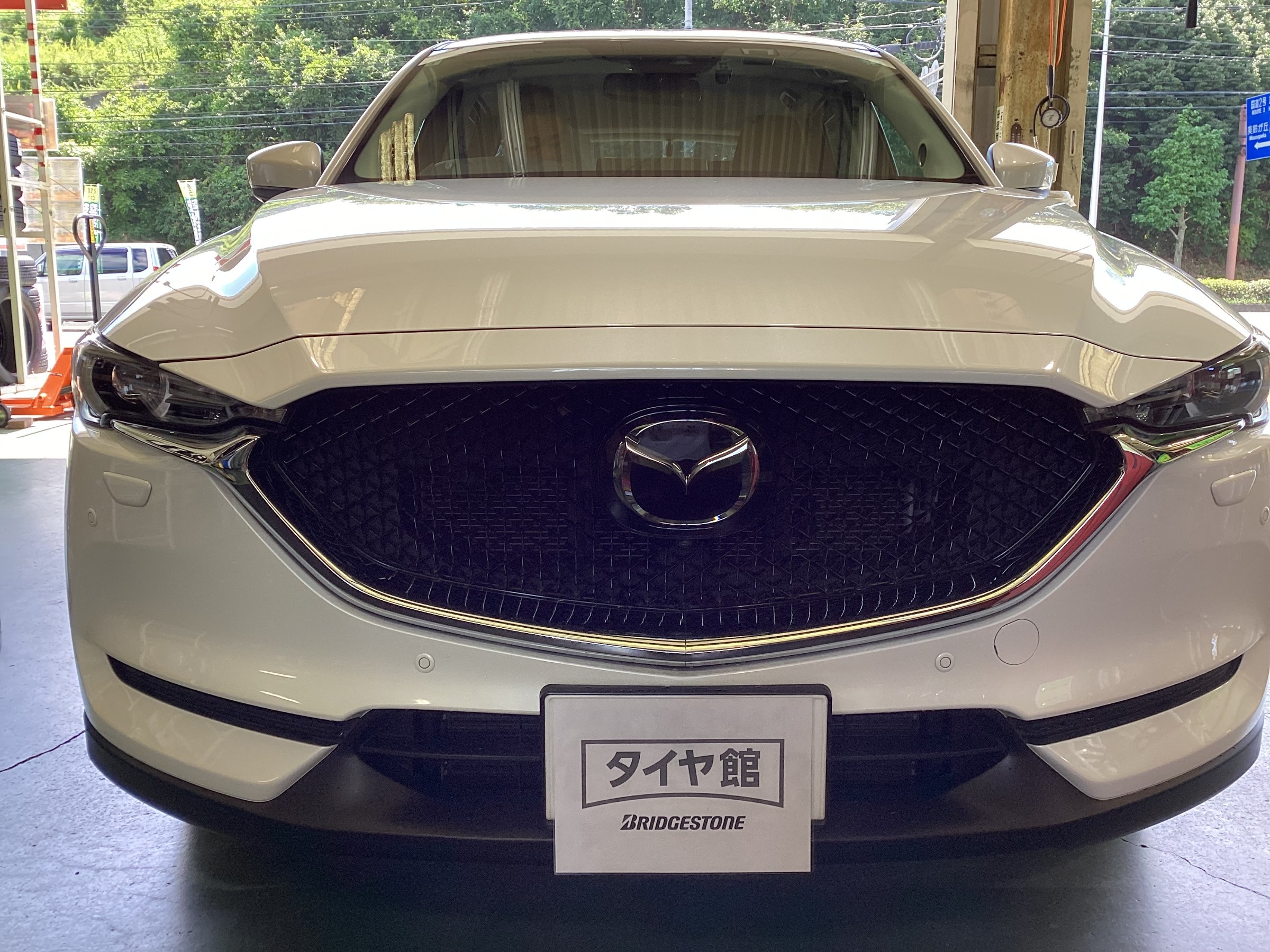 マツダ　CX-５　アレンザ００１へタイヤ交換＆アライメント調整タイヤ館五日市