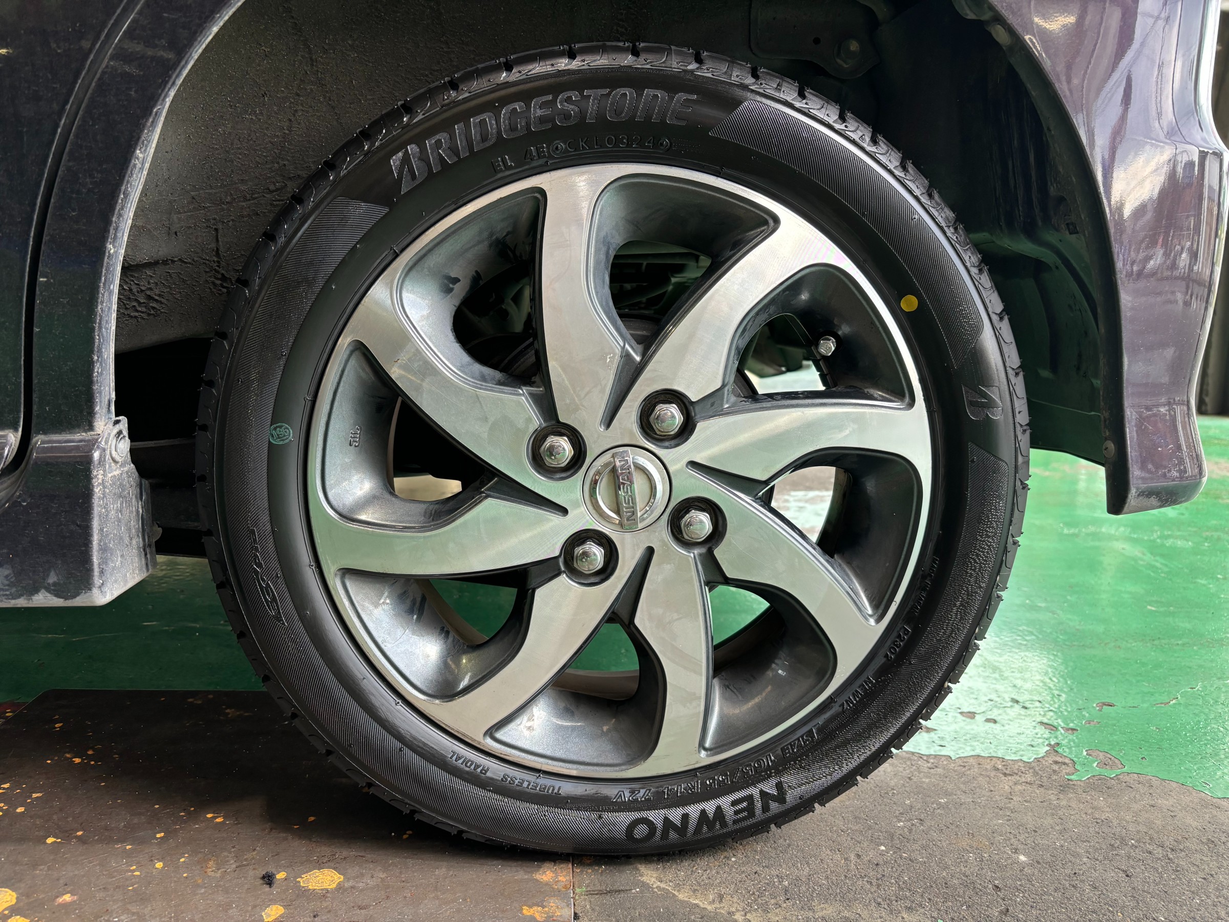 165/55/14 バリ山 ホイールセット