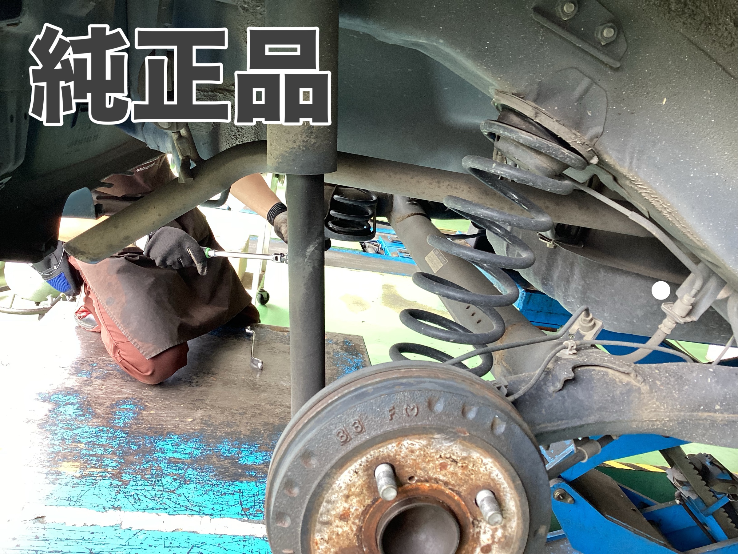 ダイハツ／ミラ 車高調取り付け☆ | 店舗おススメ情報 | タイヤ