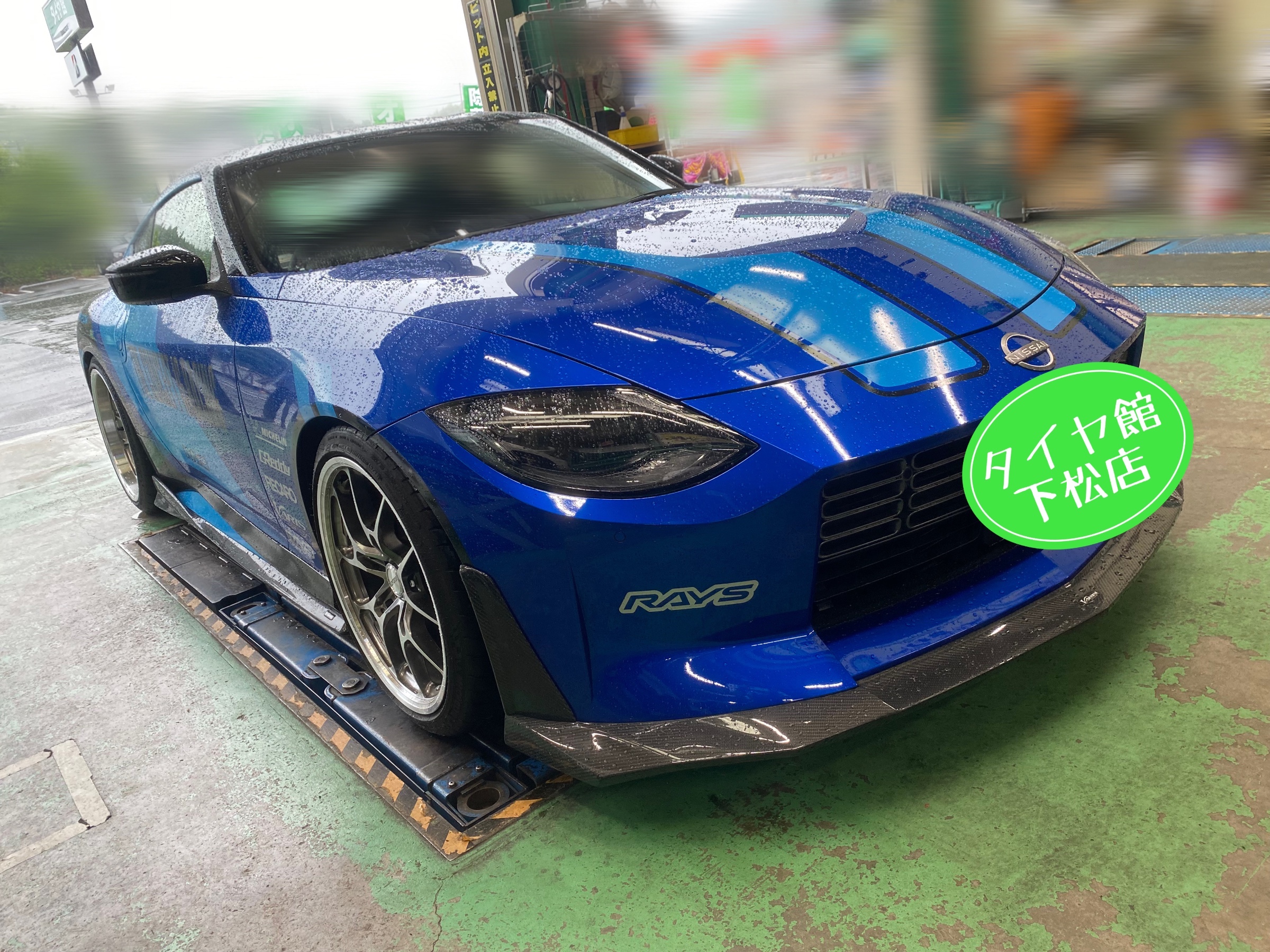 日産フェアレディZ(6代目後期型RZ34型) アライメント調整その① | 店舗