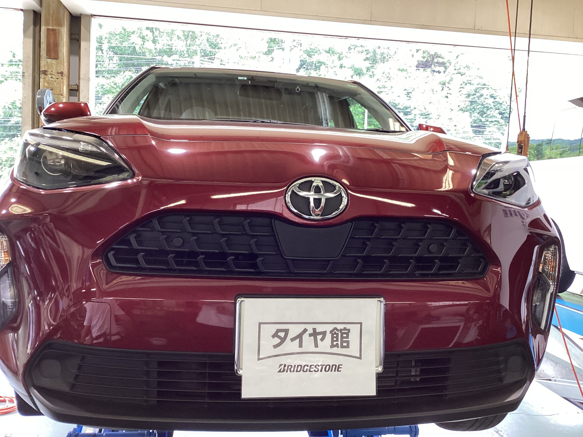 ヤリスクロス　タイヤ交換タイヤ館五日市　ルフトRVⅡ