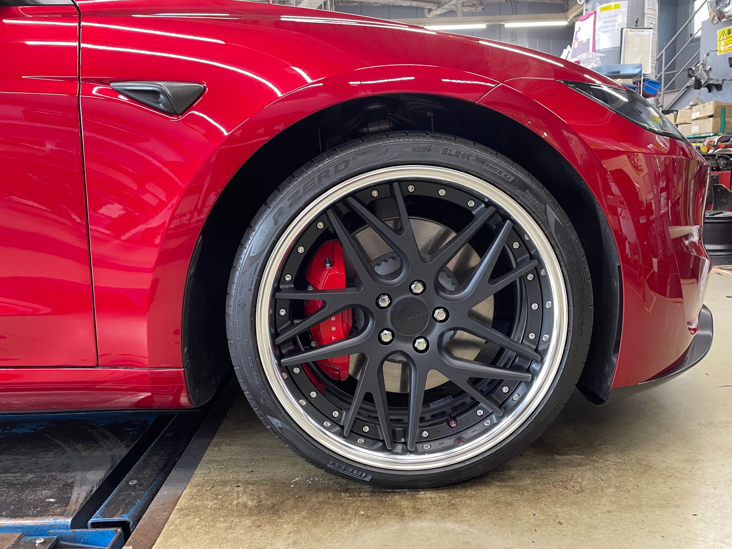 2020年テスラモデル３パフォーマンス　ホイール 即決 美品 テスラ モデル3 パフォーマンス 純正 ホイール4本セット 20