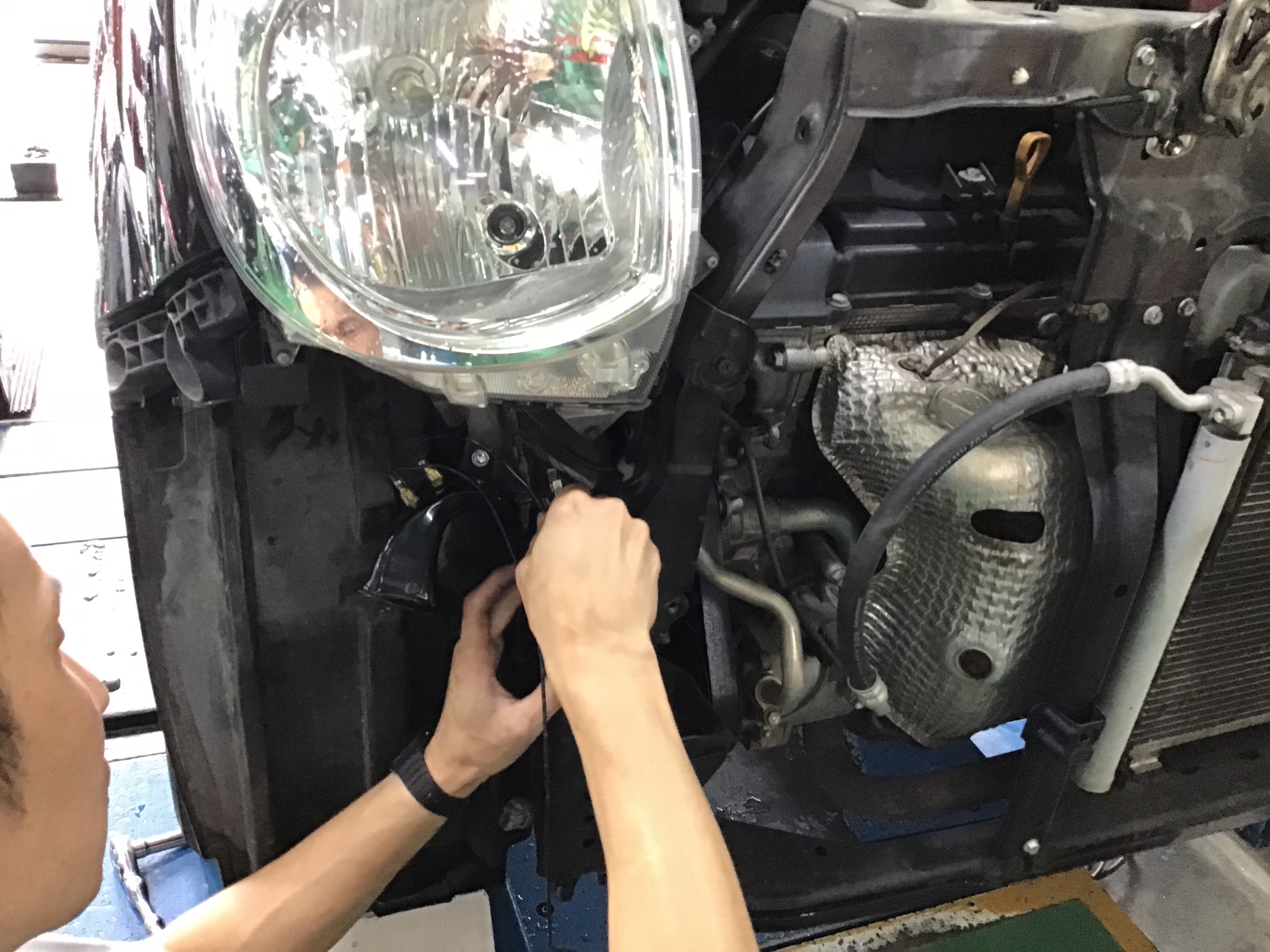 サクサクと取り付け