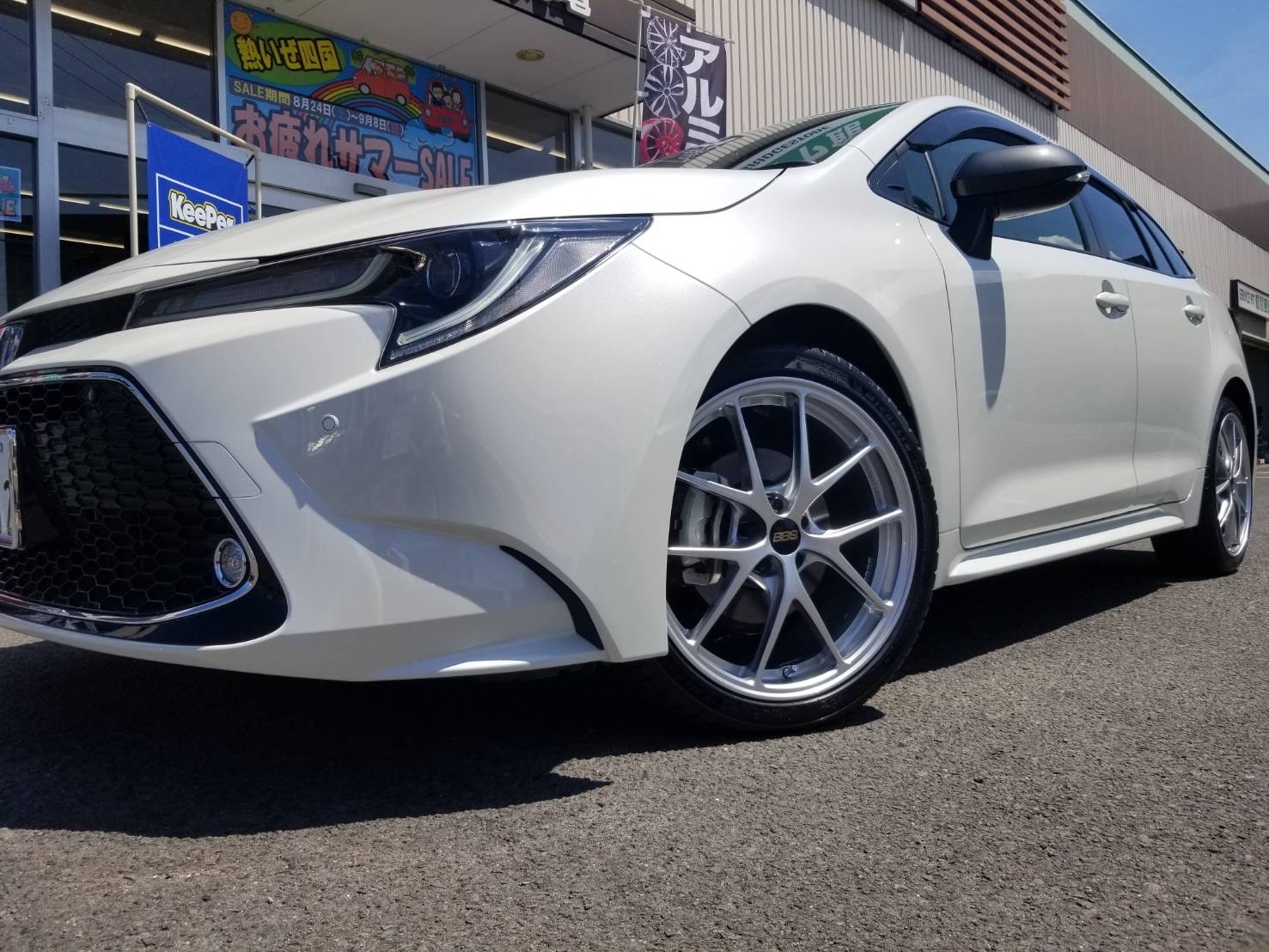 北*嶋様 カローラツーリングW/B純正アルミホイール&BS TURAZA215/ ③美品カローラツーリングW×B 純正ホイール4本中の1本 - メルカリ