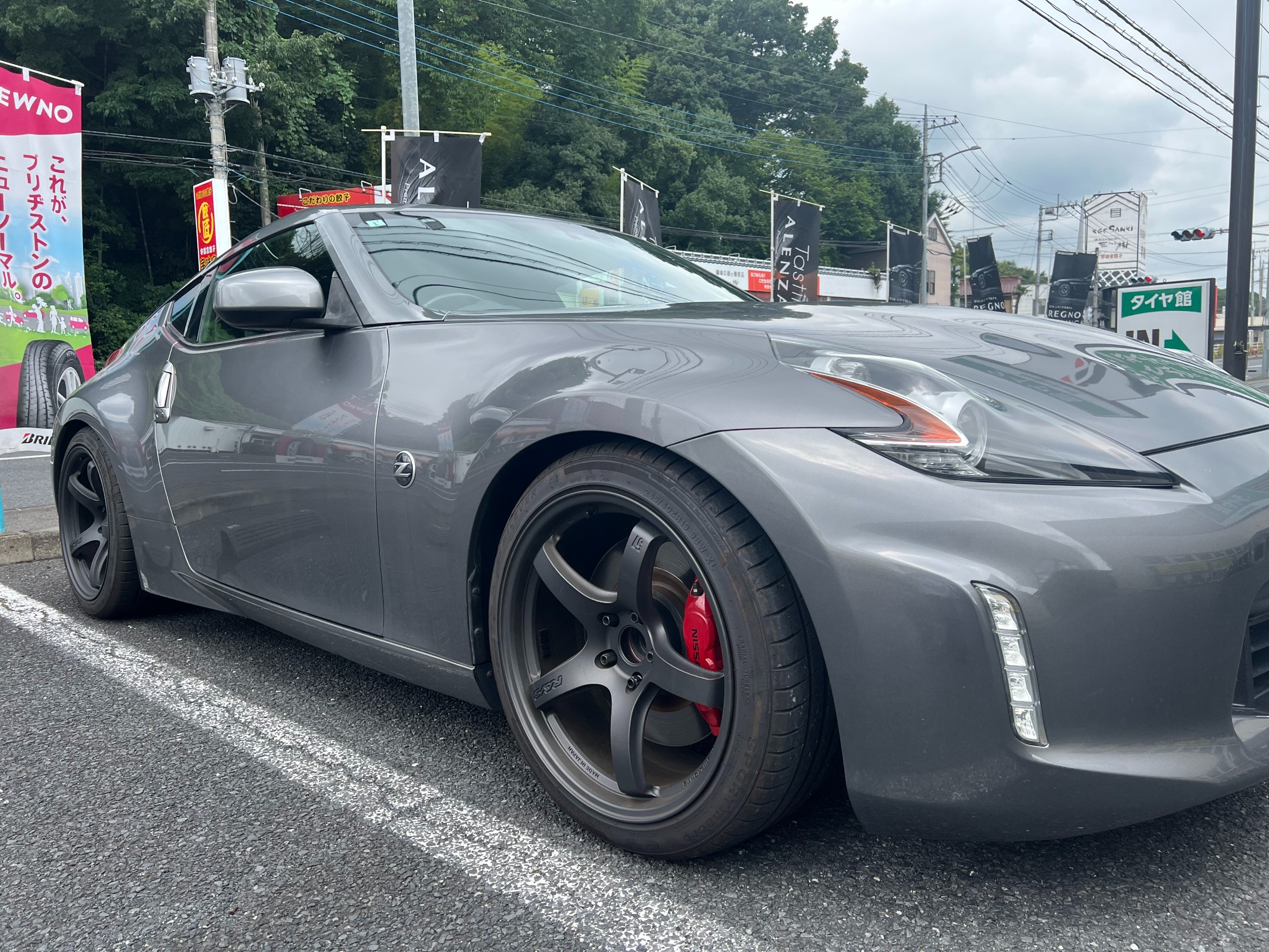 NISSAN フェアレディZ】ダウンサス取り付け作業＆アライメント