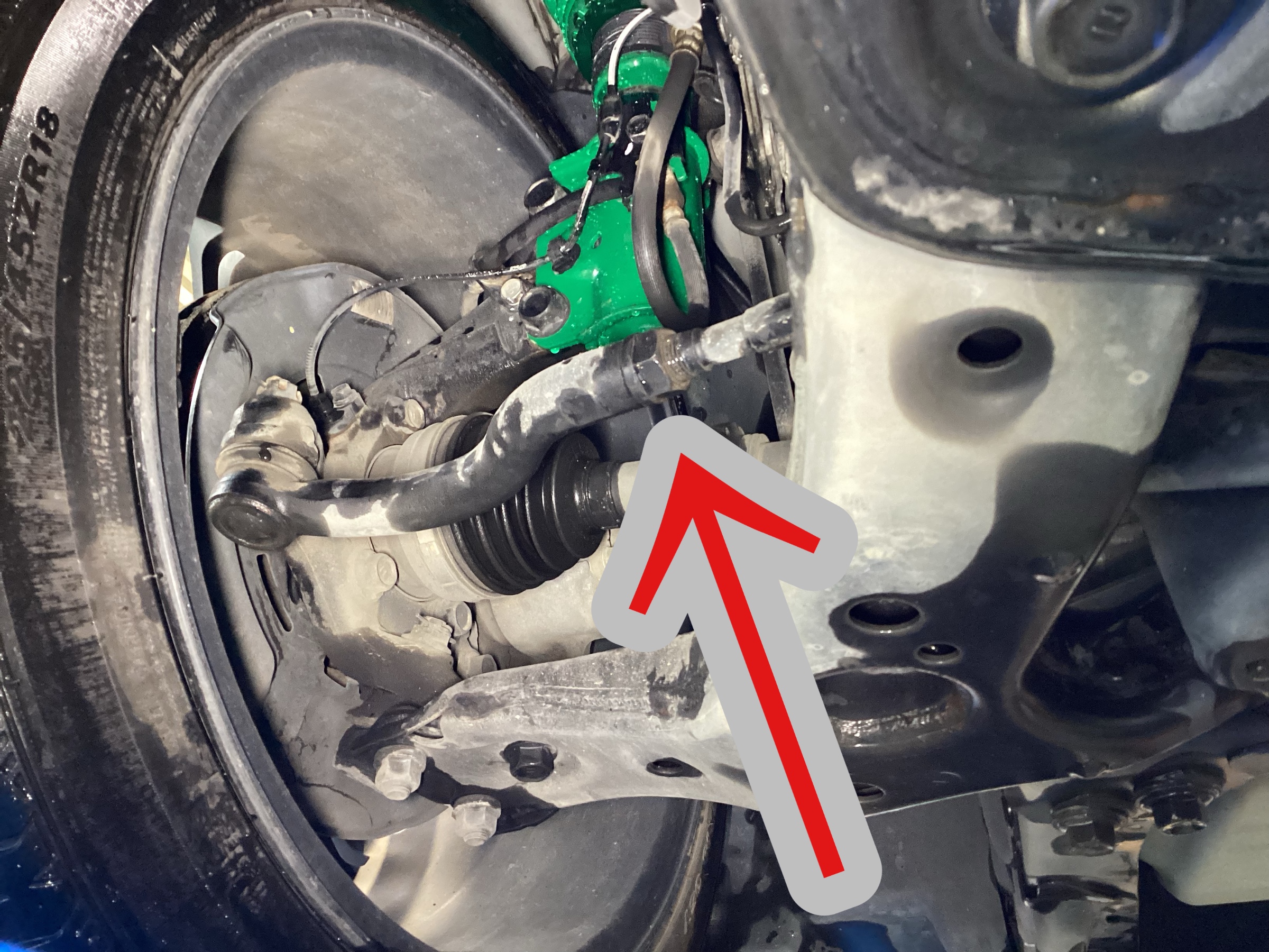 マークXジオ（ANA10）足回り交換とアライメントはセットです！ | 店舗