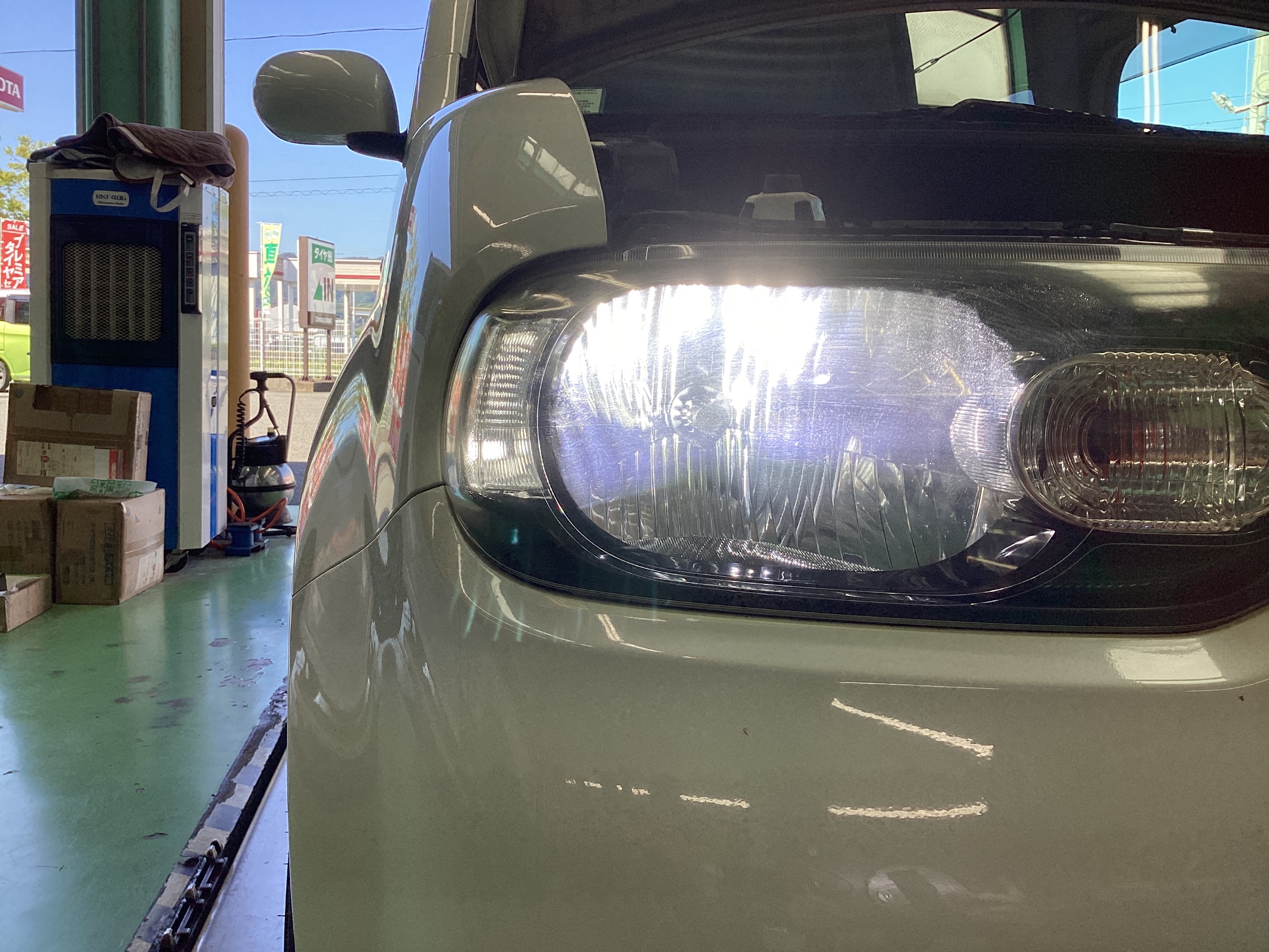 LEDヘッドライト・ポジション球交換☆キューブ(Z12)に取付 LEDヘッドライト・ポジション球交換☆キューブ(Z12)に取付