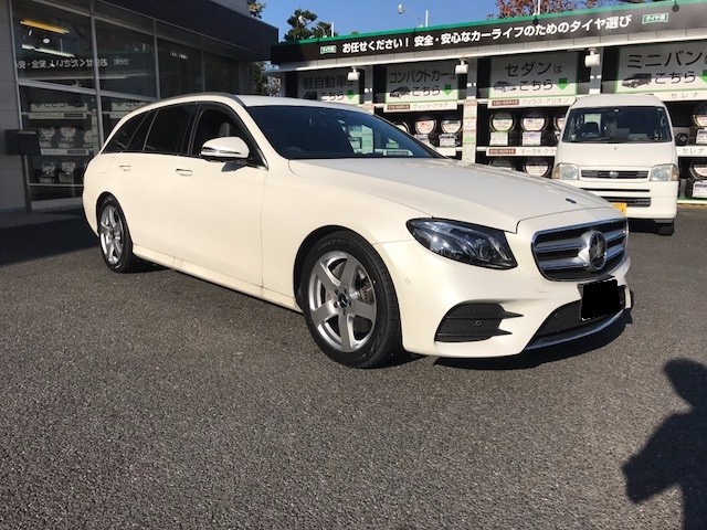 メルセデス・ベンツ （W213） スタッドレスタイヤ取り付け