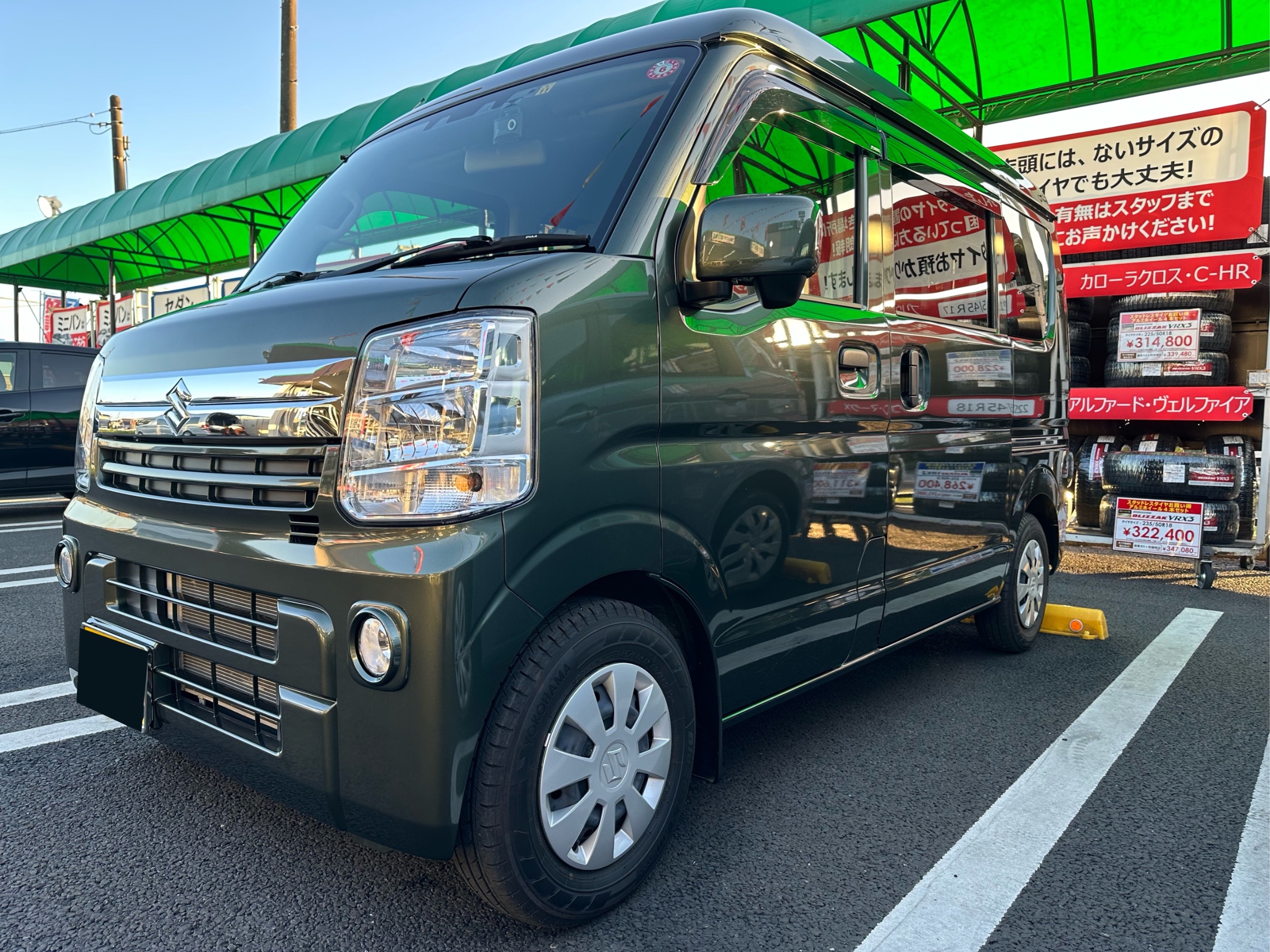 スズキ・エブリイバン・DA17V】KYB Lowfer Sports Plus 取付け