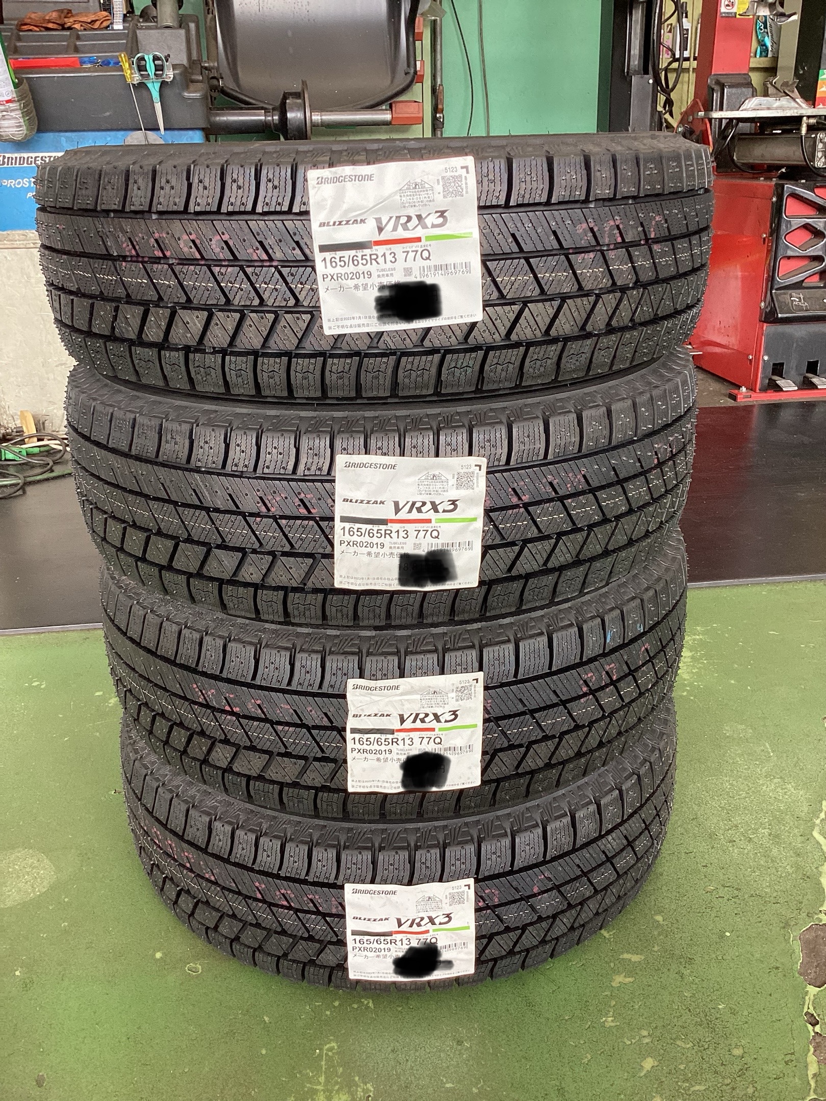 165/65/13 タイヤホイール4本セット 未使用⑪