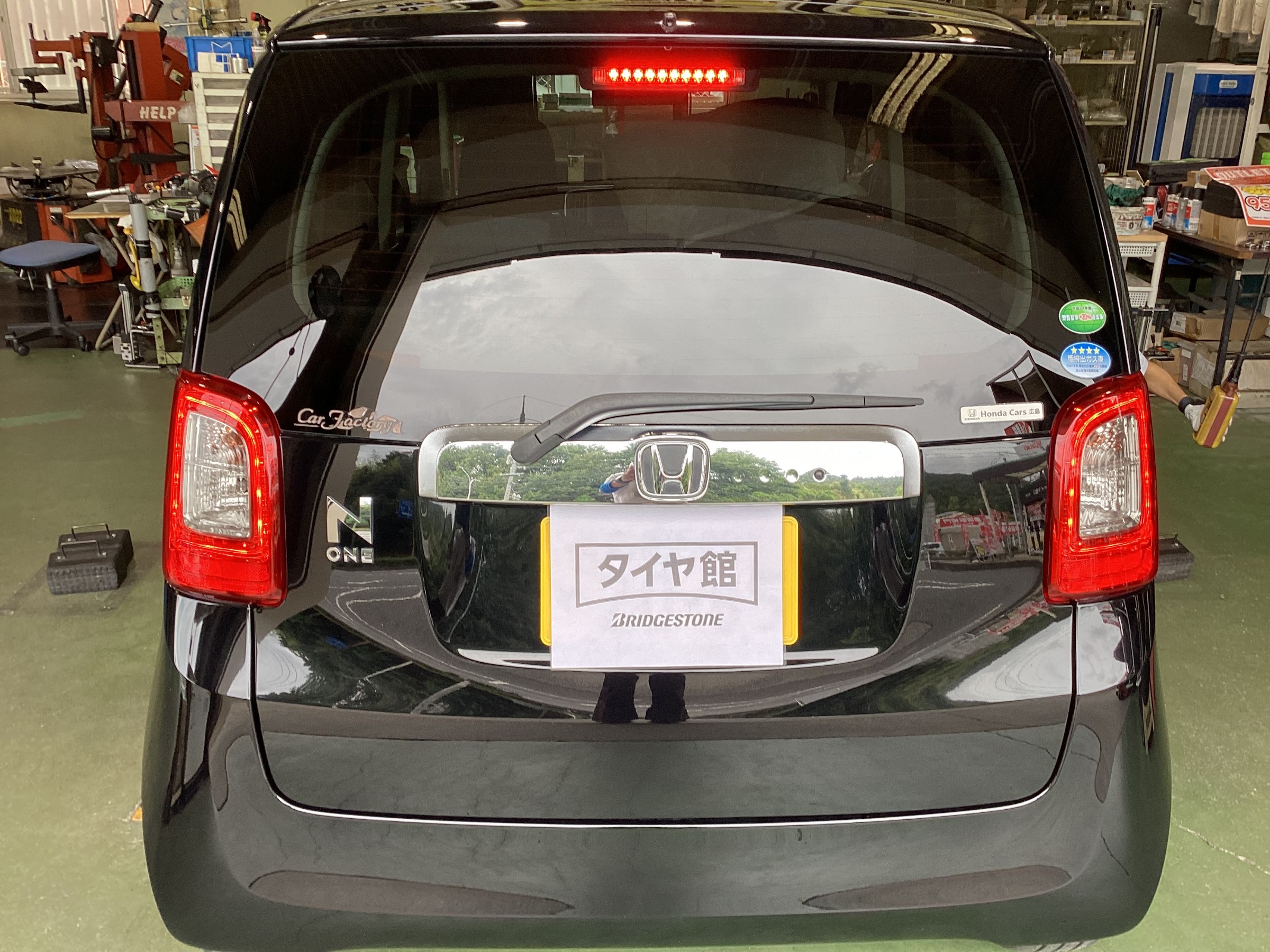 ホンダ　N-ONE　レグノレジェーラタイヤ交換＆アライメント調整　タイヤ館五日市