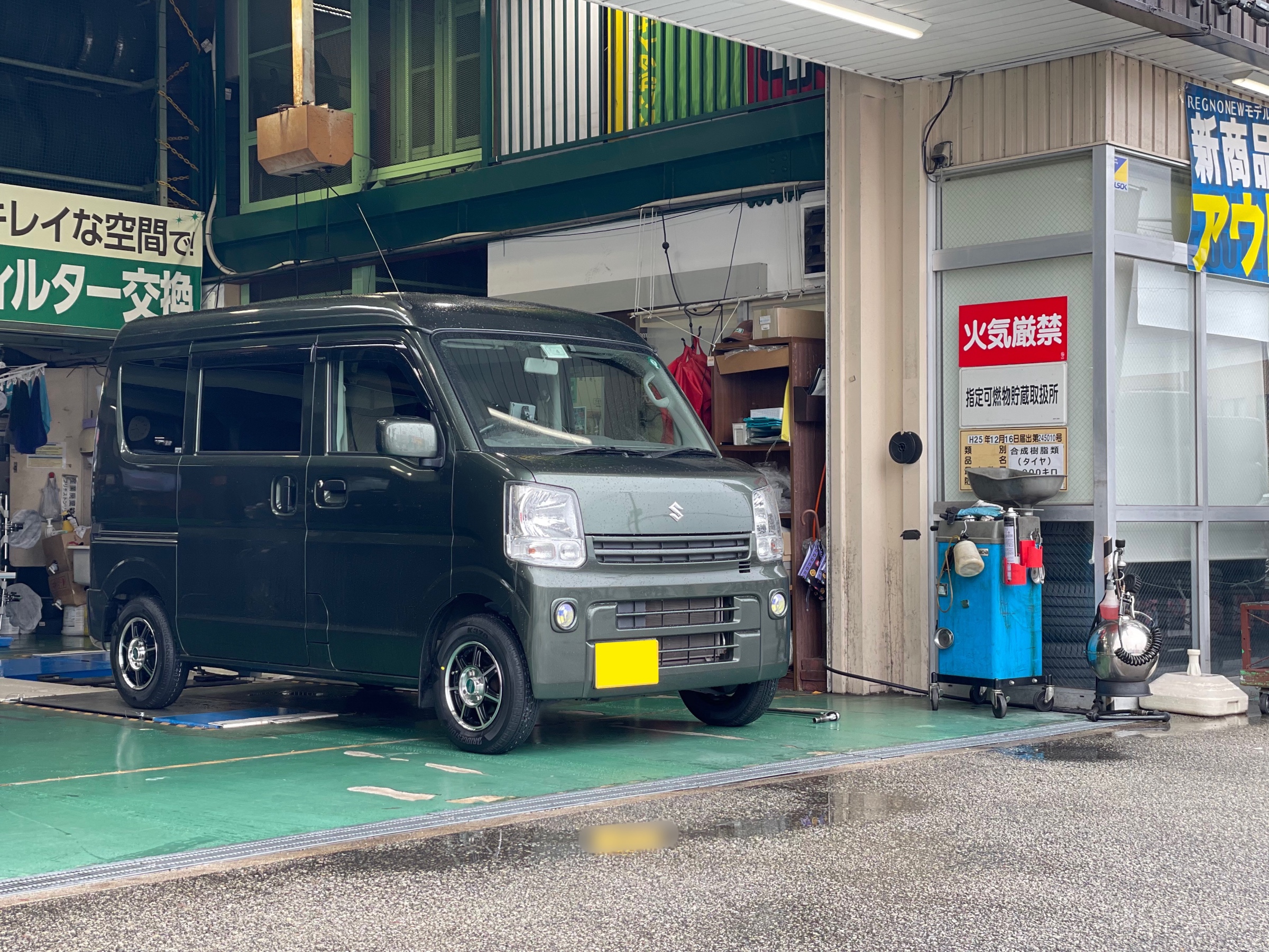タイヤ館加古川 スズキ エブリイ DA17V　タイヤ・アルミホイール交換 ハヤシレーシング ハヤシストリート