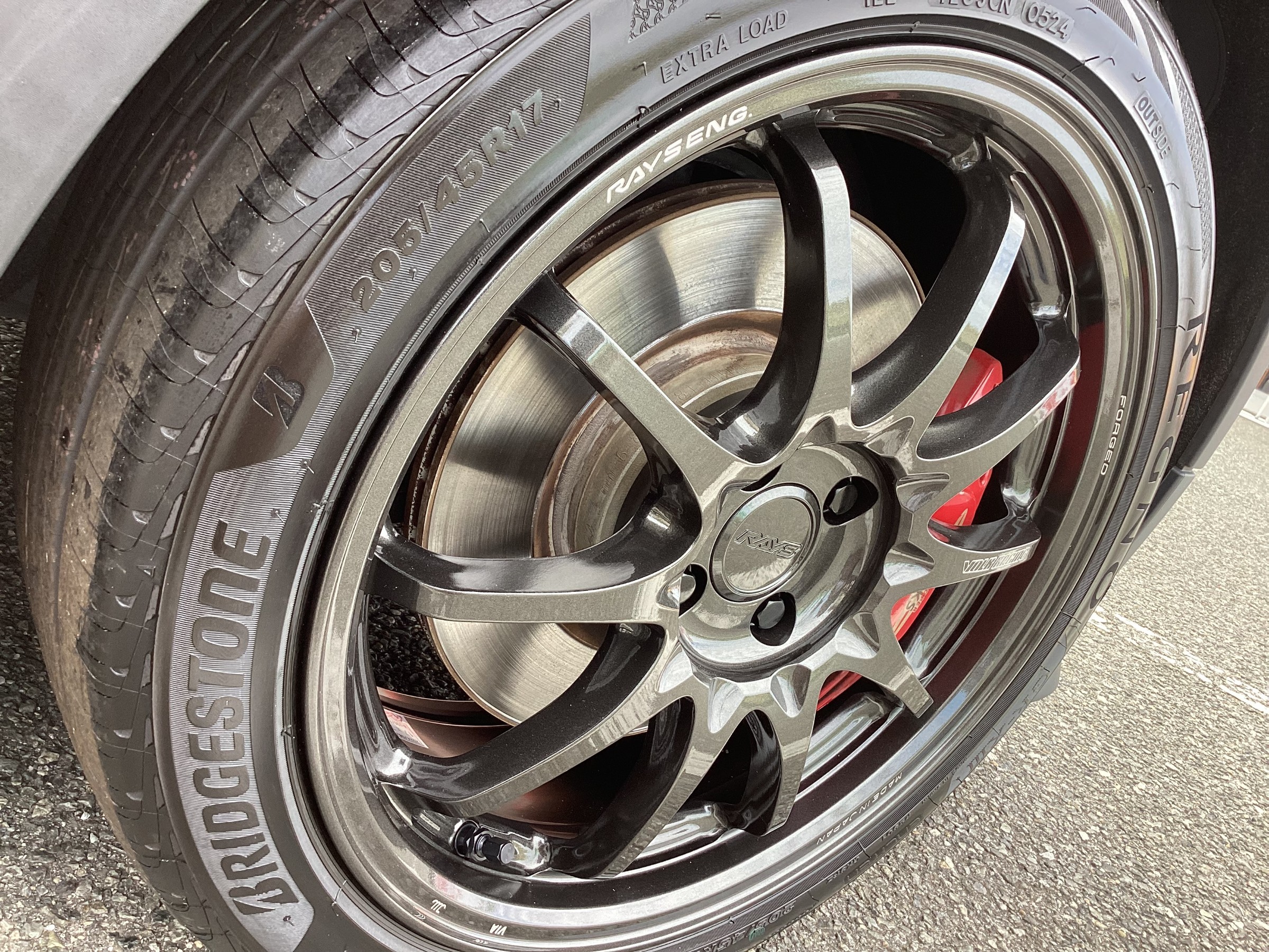 R58 MINI ジョンクーパーワークス】RAYS CE28 N-plus 17インチ