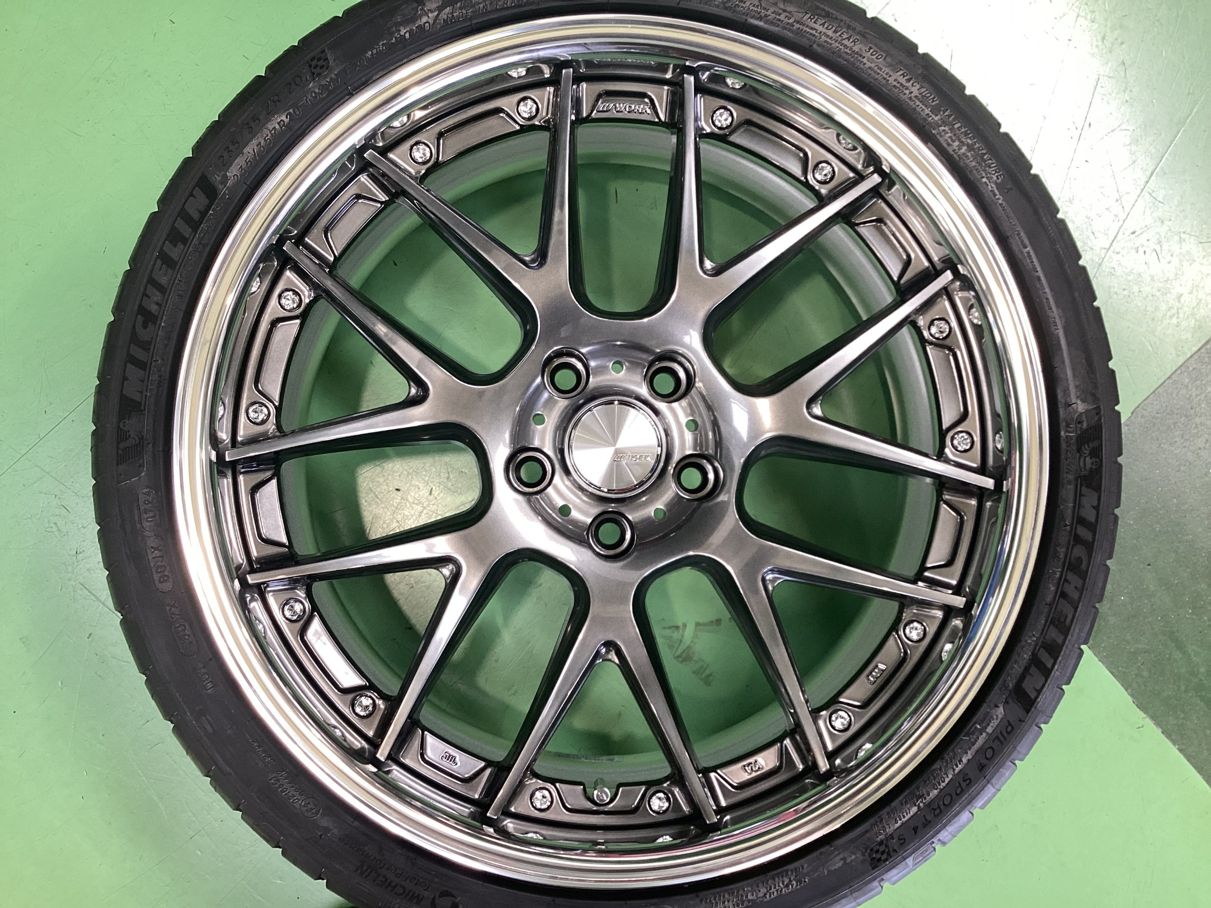WORK 30/50 プリウス カローラスポーツ BRZ 86等 18インチ ランベック LM7 ブラポリ 225/40R18 新品タイヤ ホイール  4本SET : オールドギア千葉リユース店 - 通販 - Yahoo!ショッピング
