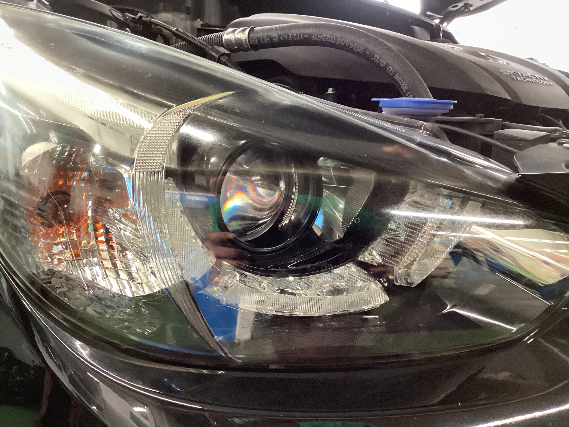 ヘッドライトコーティング